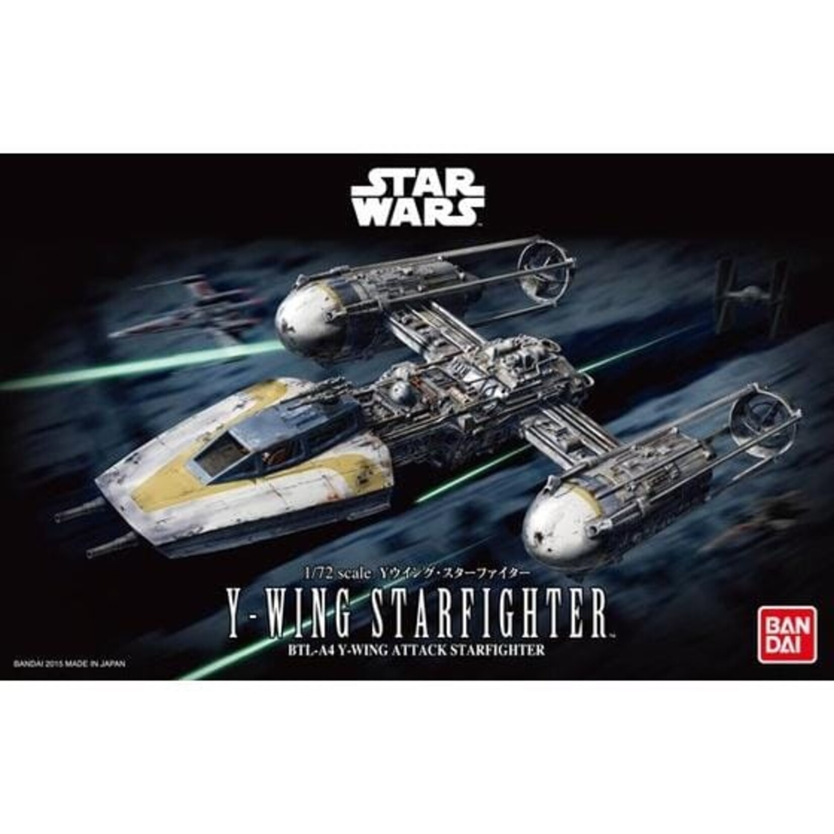 Bandai 2378838 - 1/72 "Star Wars" Y-Wing Starfighter