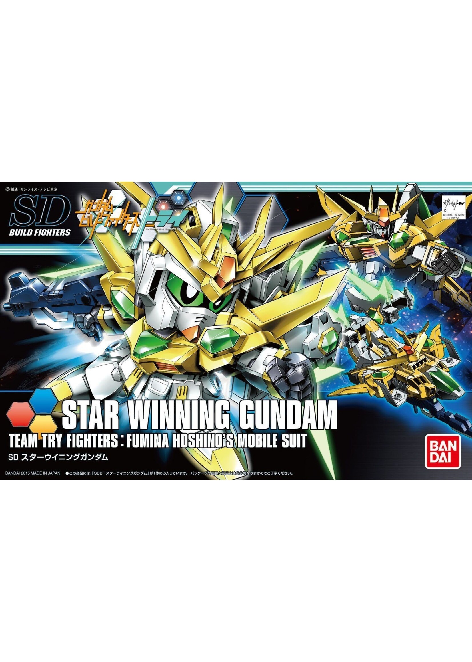 Bandai 5055439 -SD #30 "Build Fighters" Star Winning Gundam