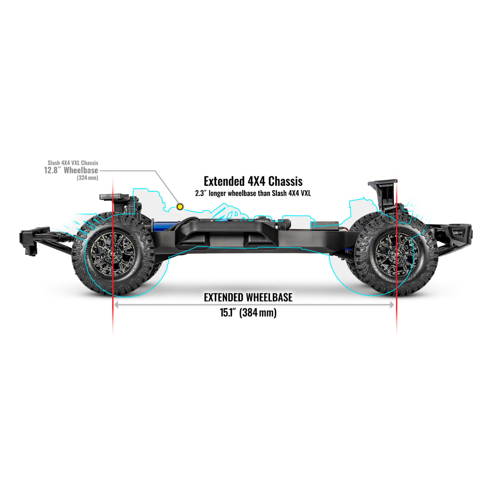 Traxxas 101177-4 - Raptor R Ultimate 4X4 - FOX 1