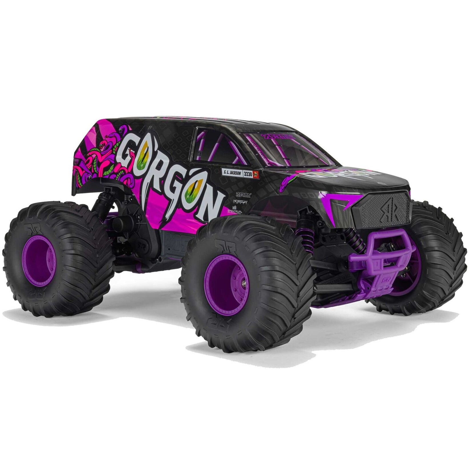 Arrma ARA3230T4 - 1/10 Gorgon 2WD RTR Brushed Monster Truck  - Purple