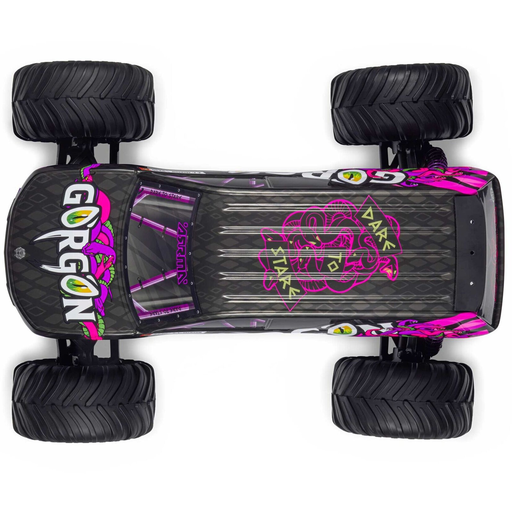 Arrma ARA3230T4 - 1/10 Gorgon 2WD RTR Brushed Monster Truck  - Purple