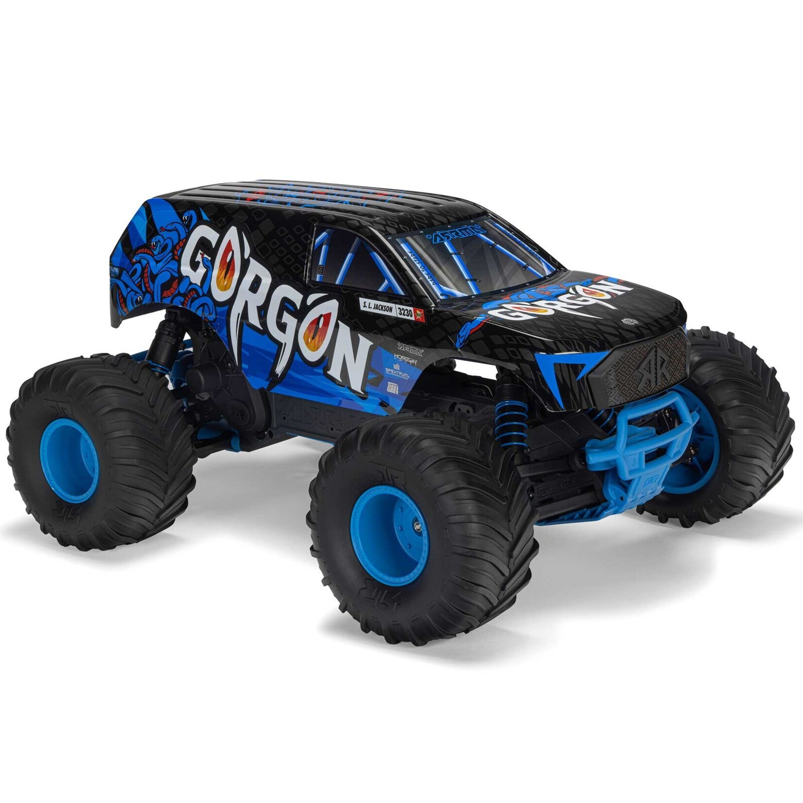 Arrma ARA3230T5 - 1/10 Gorgon 2WD RTR Brushed Monster Truck - Blue