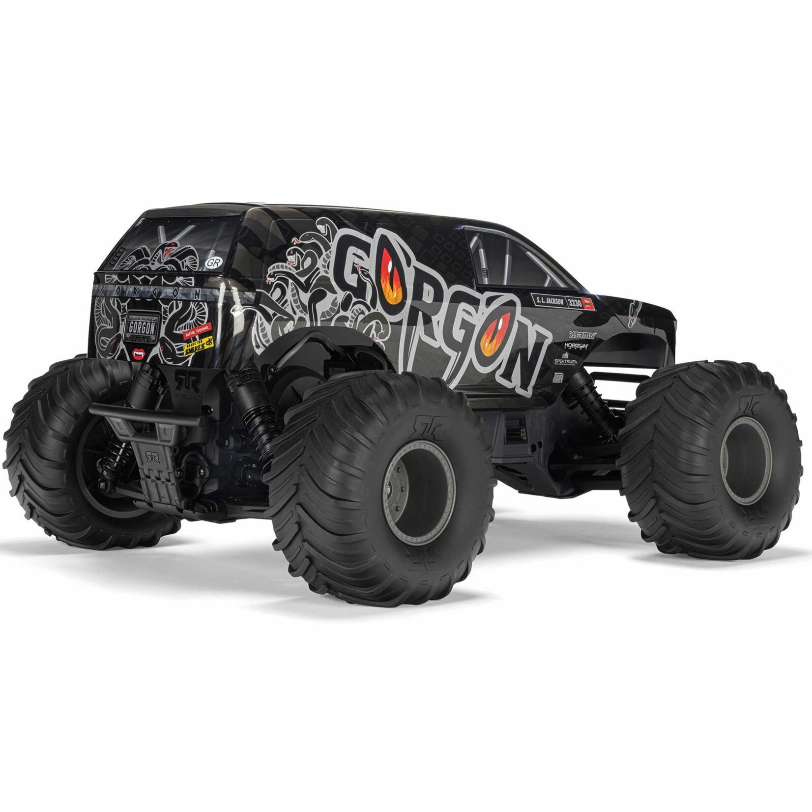 Arrma ARA3230T3 - 1/10 Gorgon 2WD RTR Brushed Monster Truck - Gunmetal