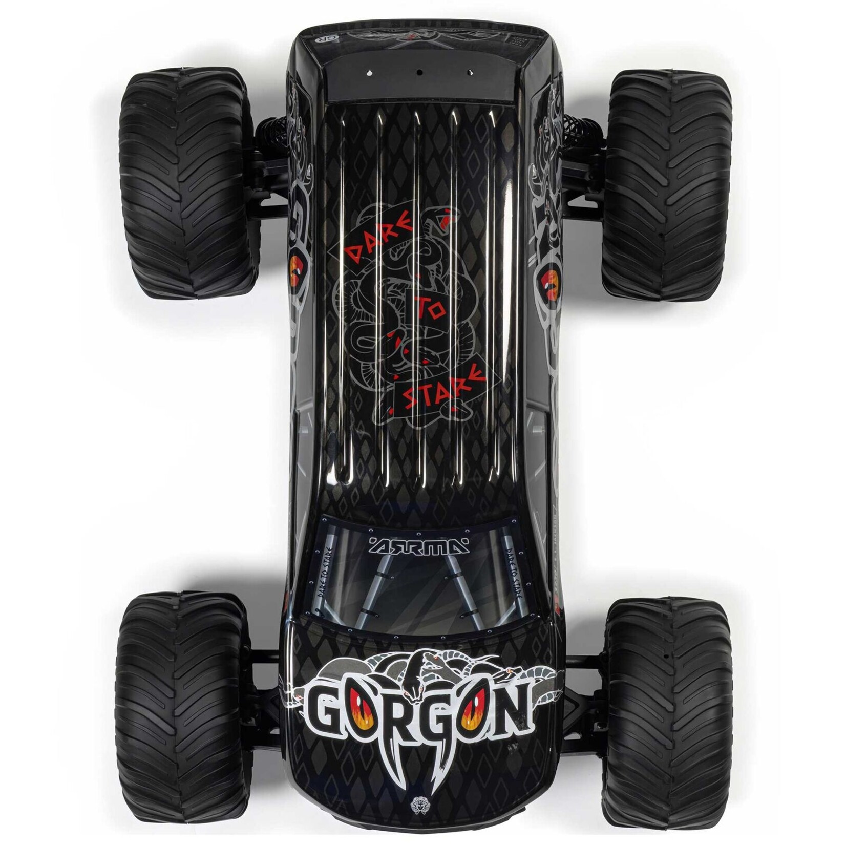 Arrma ARA3230T3 - 1/10 Gorgon 2WD RTR Brushed Monster Truck - Gunmetal