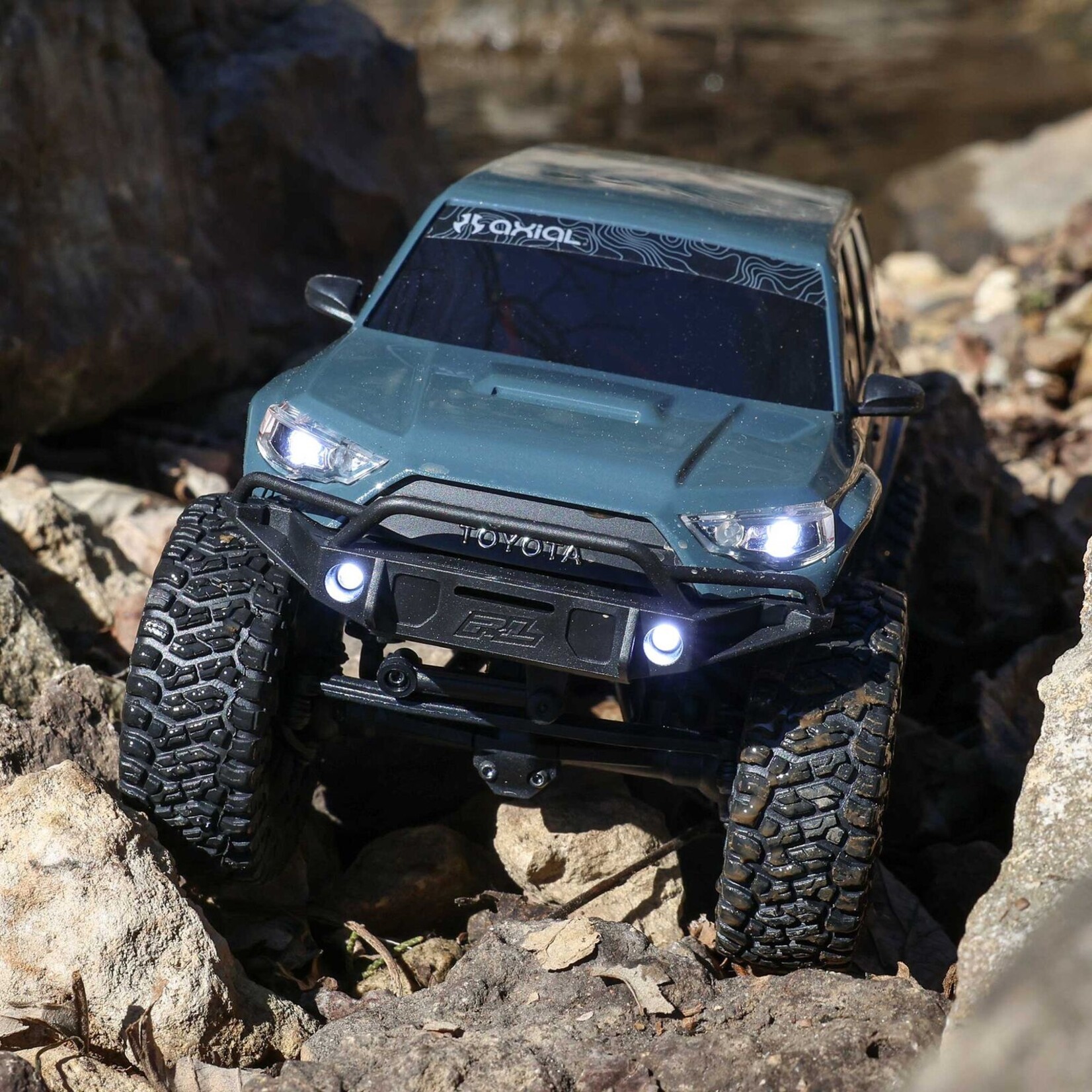 Axial AXI-2035T1 - 1/24 SCX24 Toyota 4Runner 4x4 RTR Brushed Rock Crawler - Gray