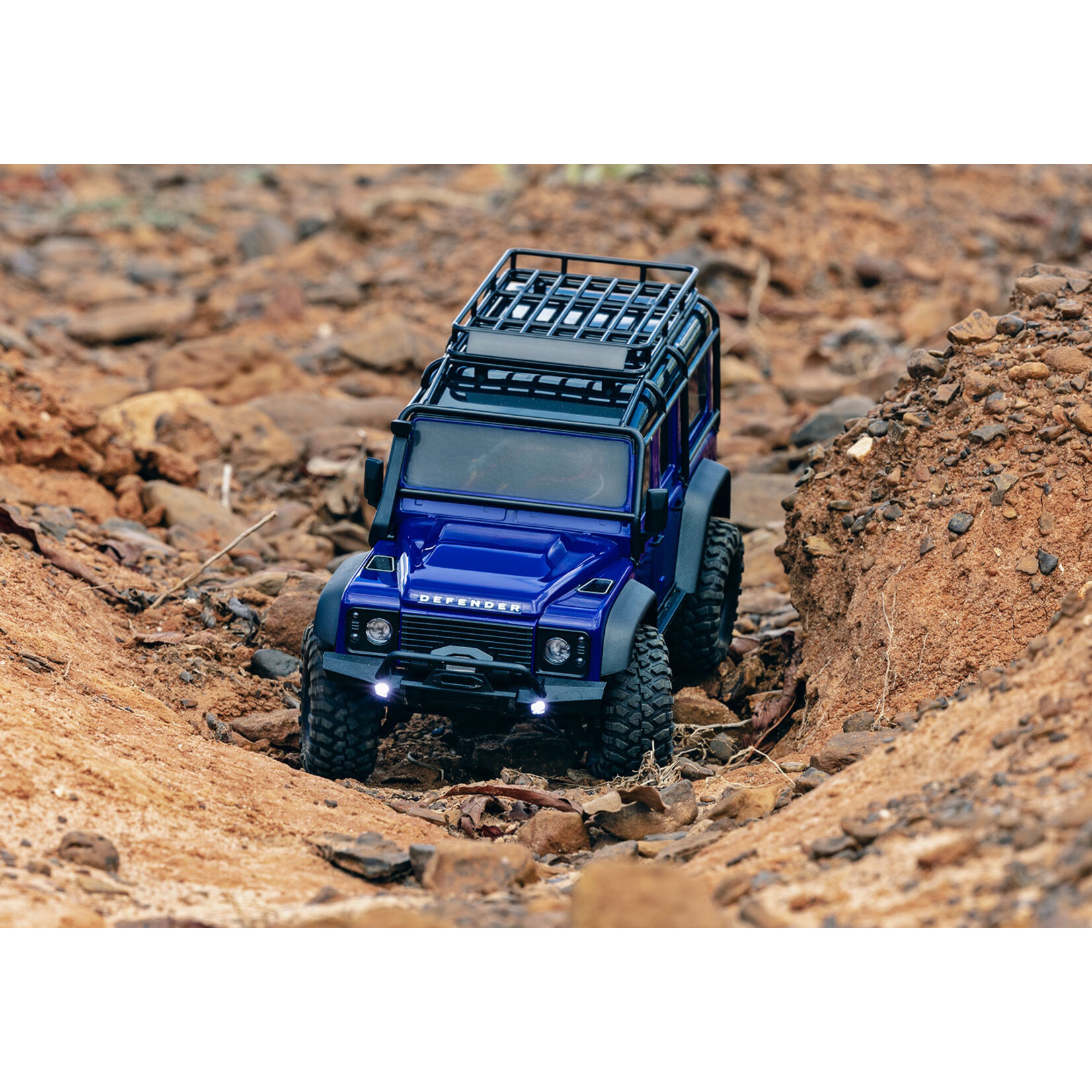 Traxxas 970541XBLU - 1/18 RTR Scale and Trail Defender - Blue