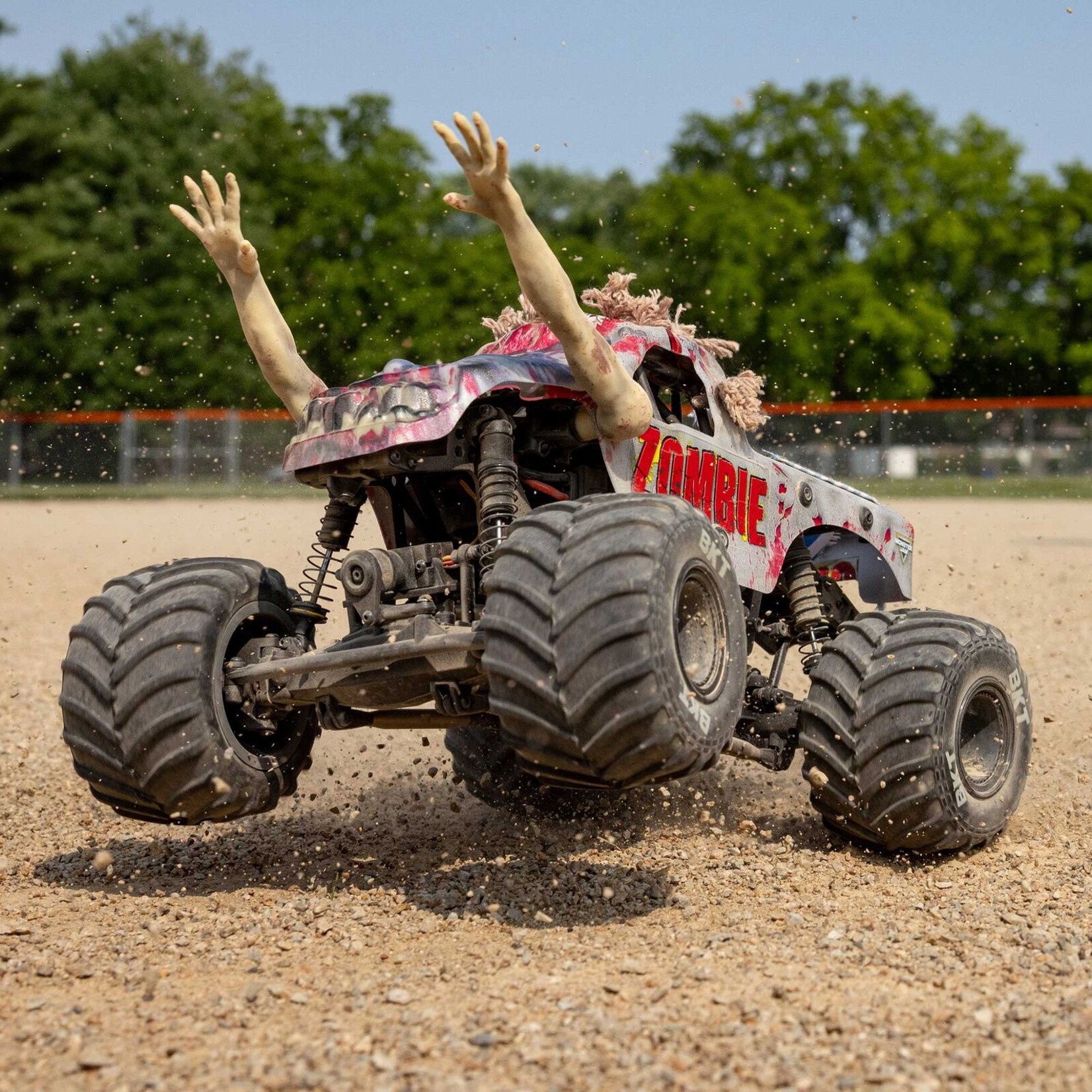 Losi LOS01026T4 - 1/18 Mini LMT Zombie 2S 4x4 RTR Brushed Monster Truck