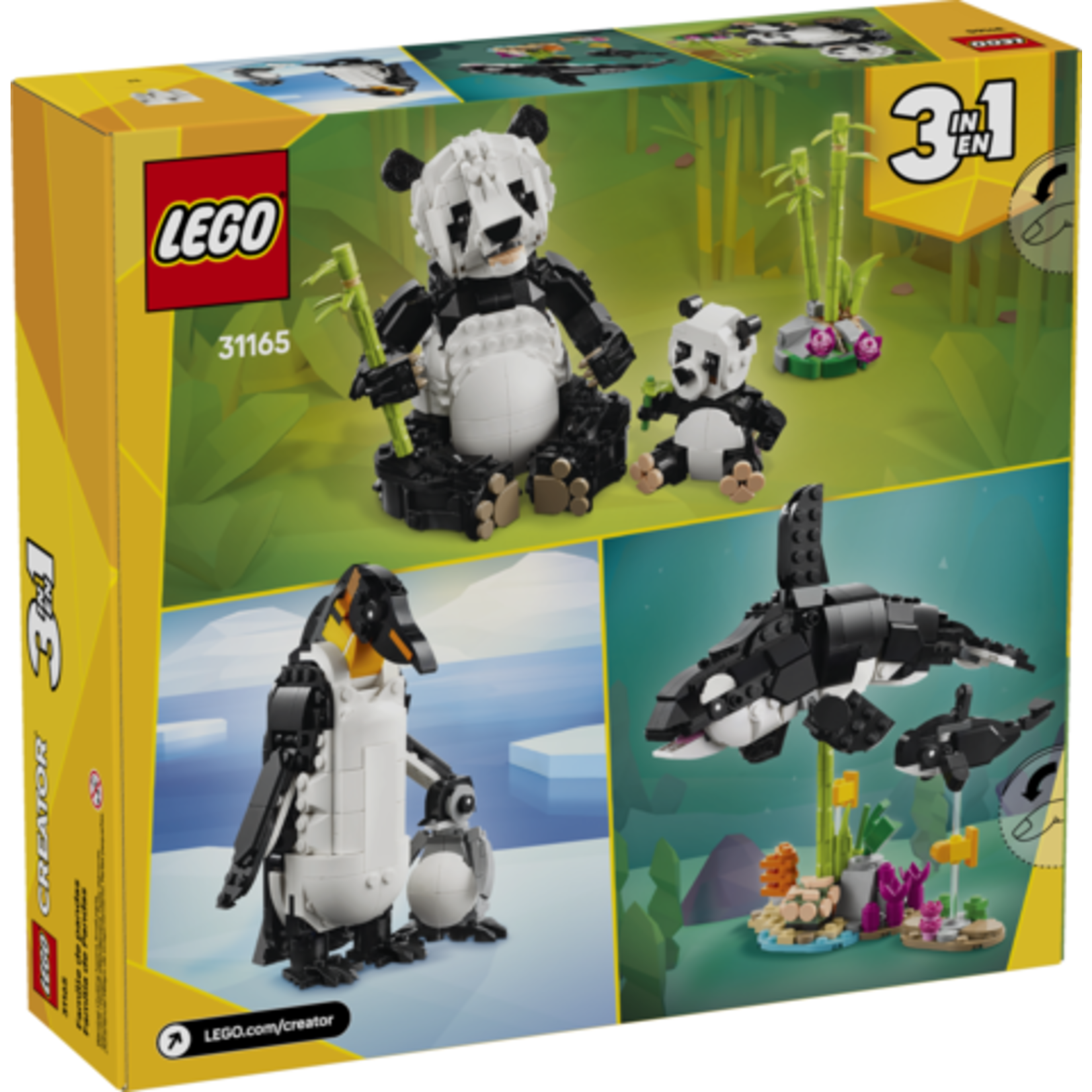 LEGO® Creator 31165 - Wild Animals: Panda Family