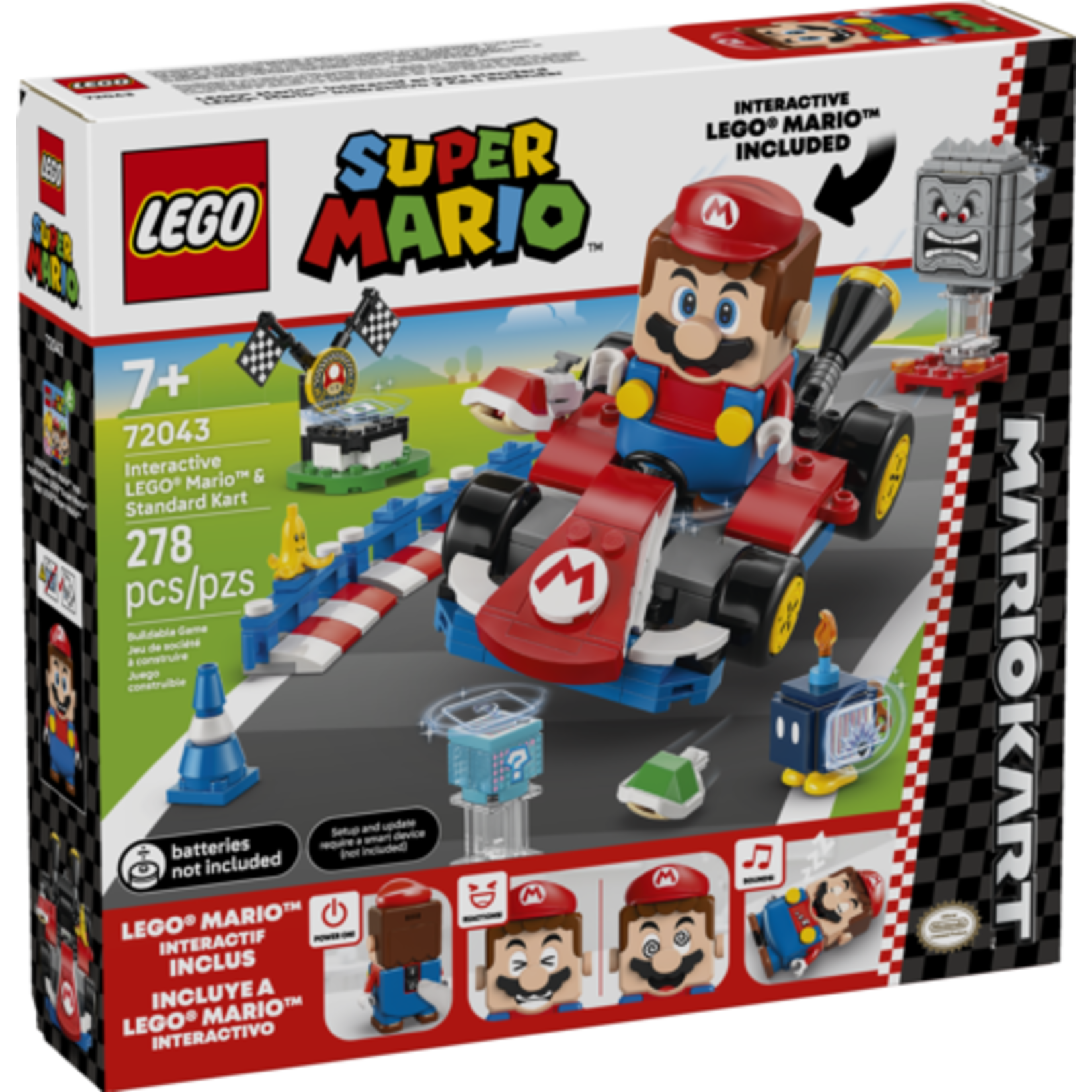 LEGO® Super Mario™ 72043 - Mario Kart™ – Interactive LEGO® Mario™ & Standard Kart