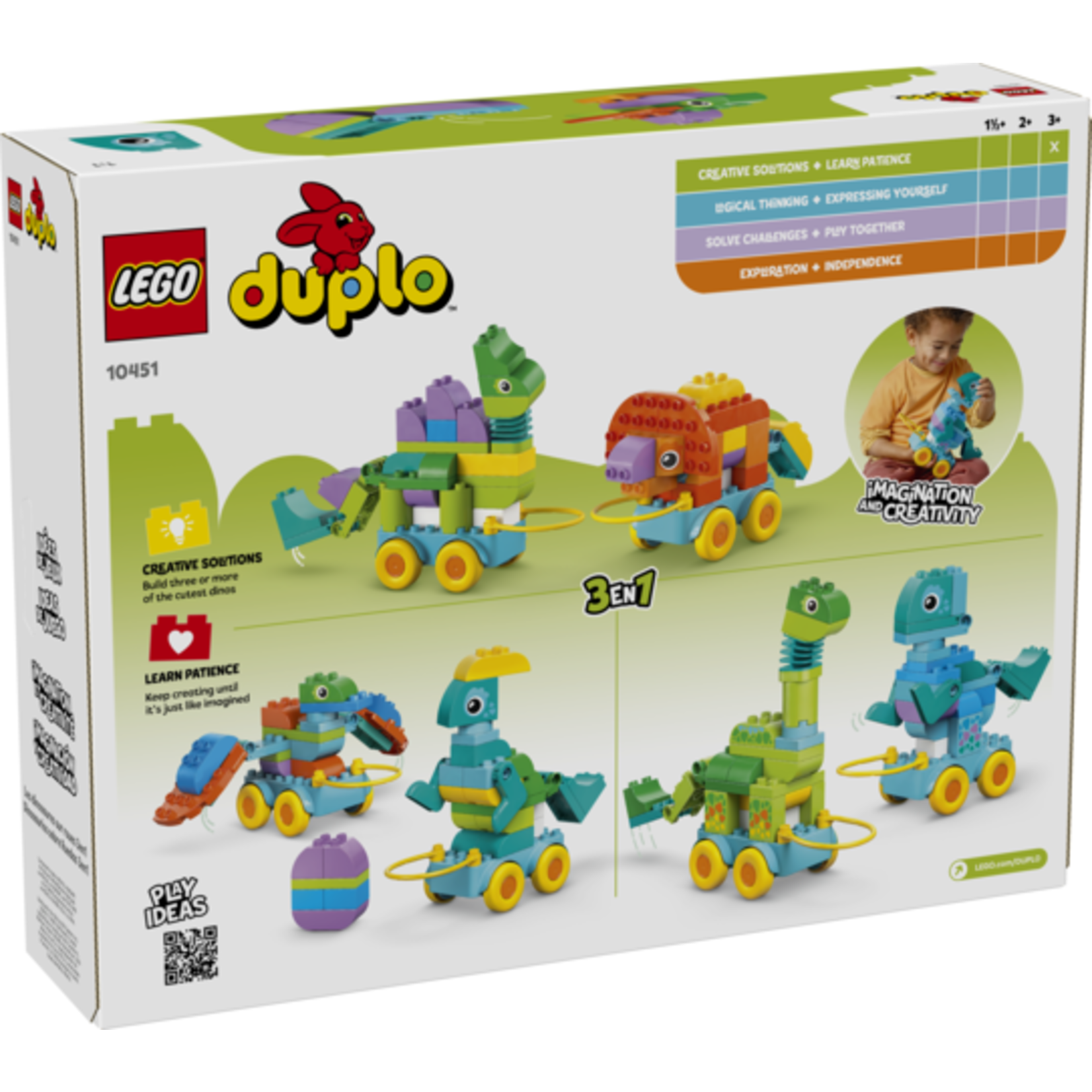 DUPLO® 10451 - 3in1 Dinosaurs on Wheels