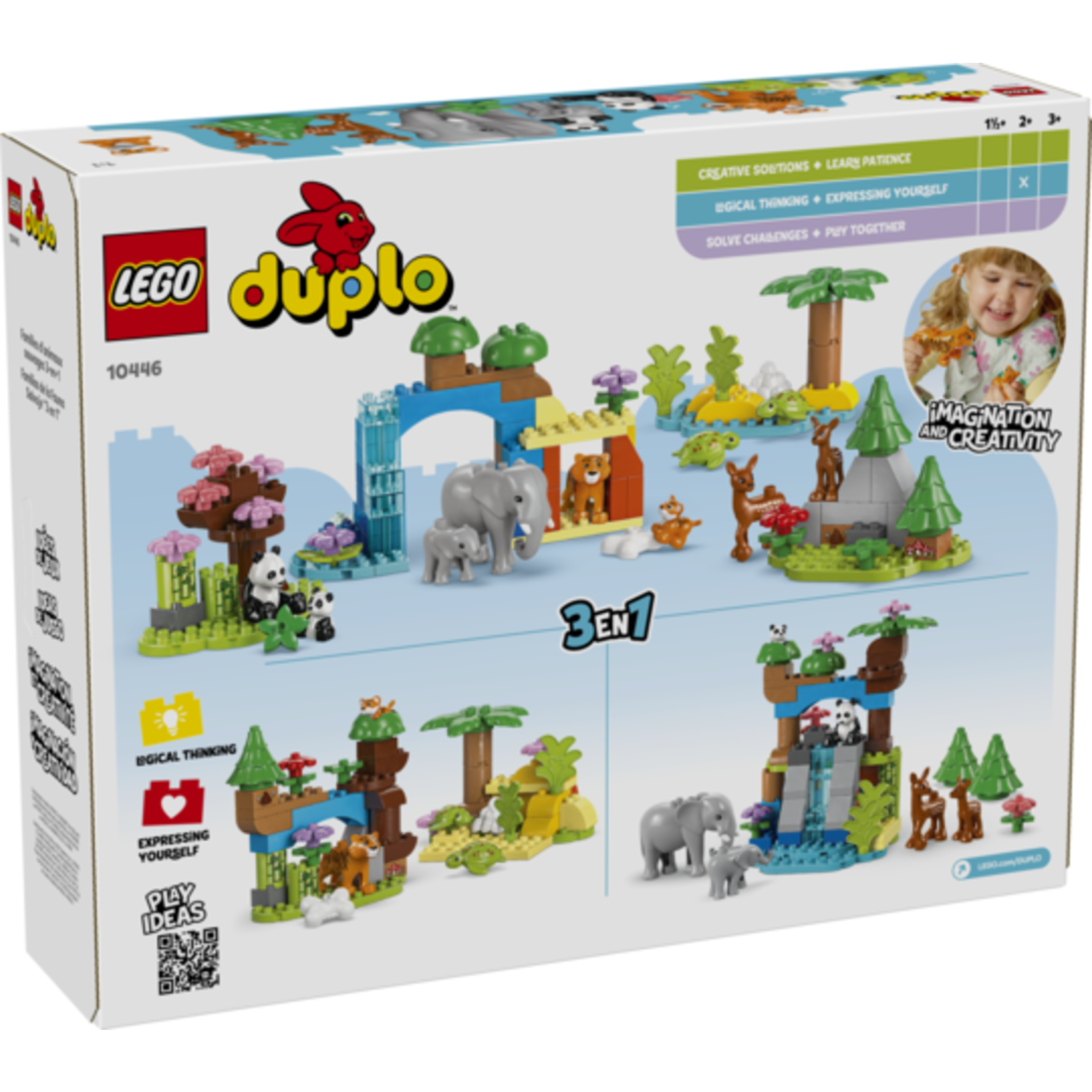 DUPLO® 10446 - 3in1 Wild Animal Families