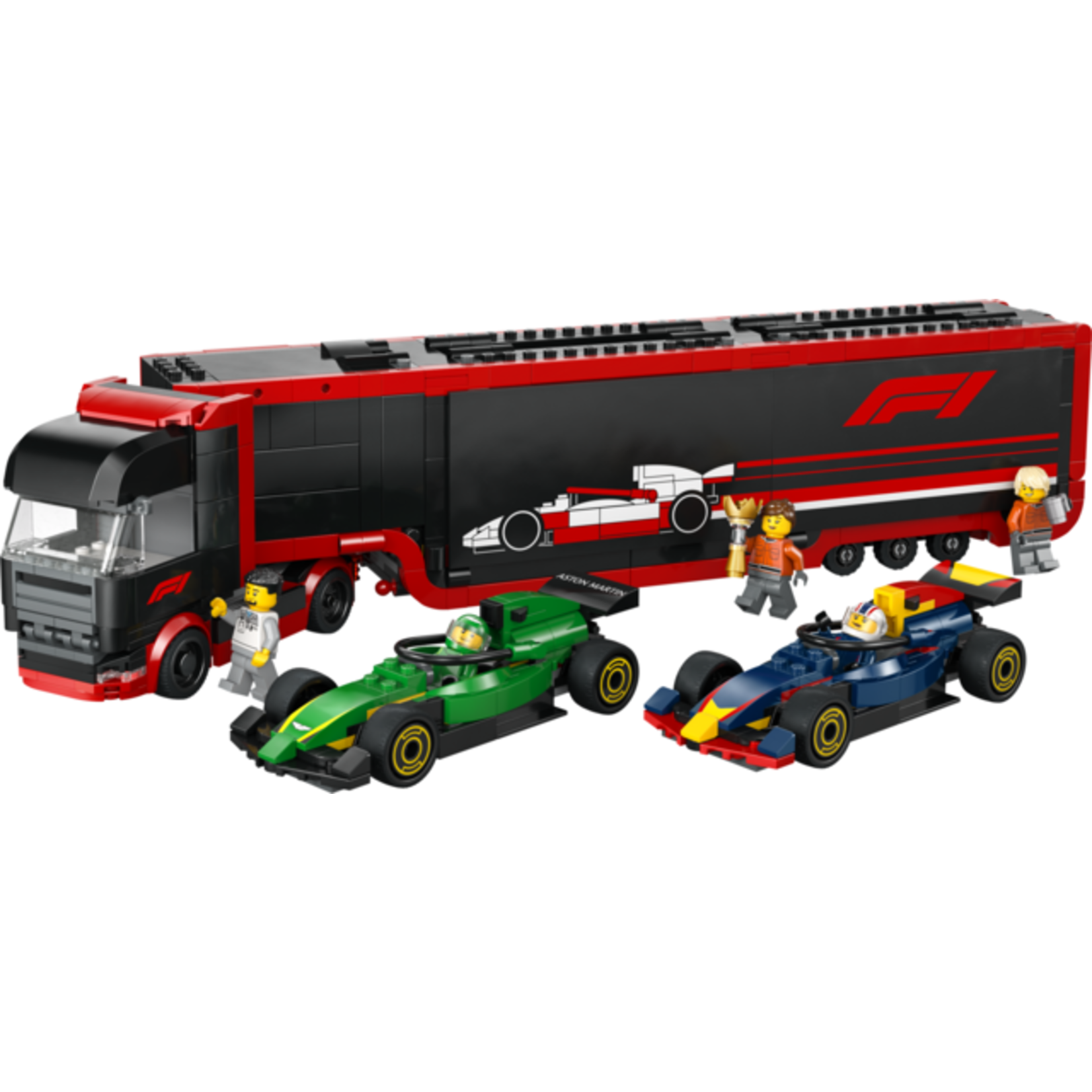 LEGO® City 60445 - F1 Truck with RB20 & AMR24 F1 Cars
