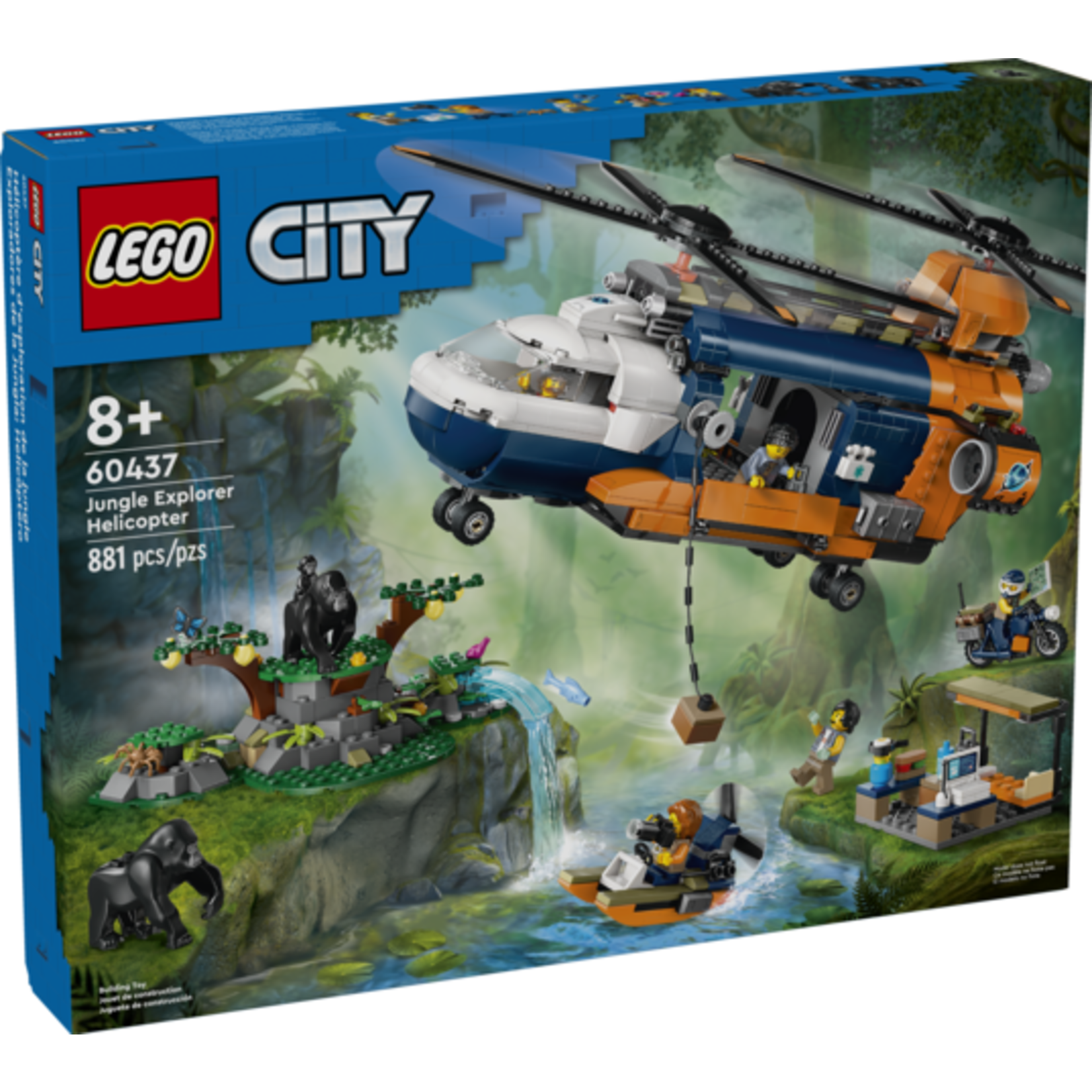 LEGO® City 60437 - Jungle Explorer Helicopter at Base Camp