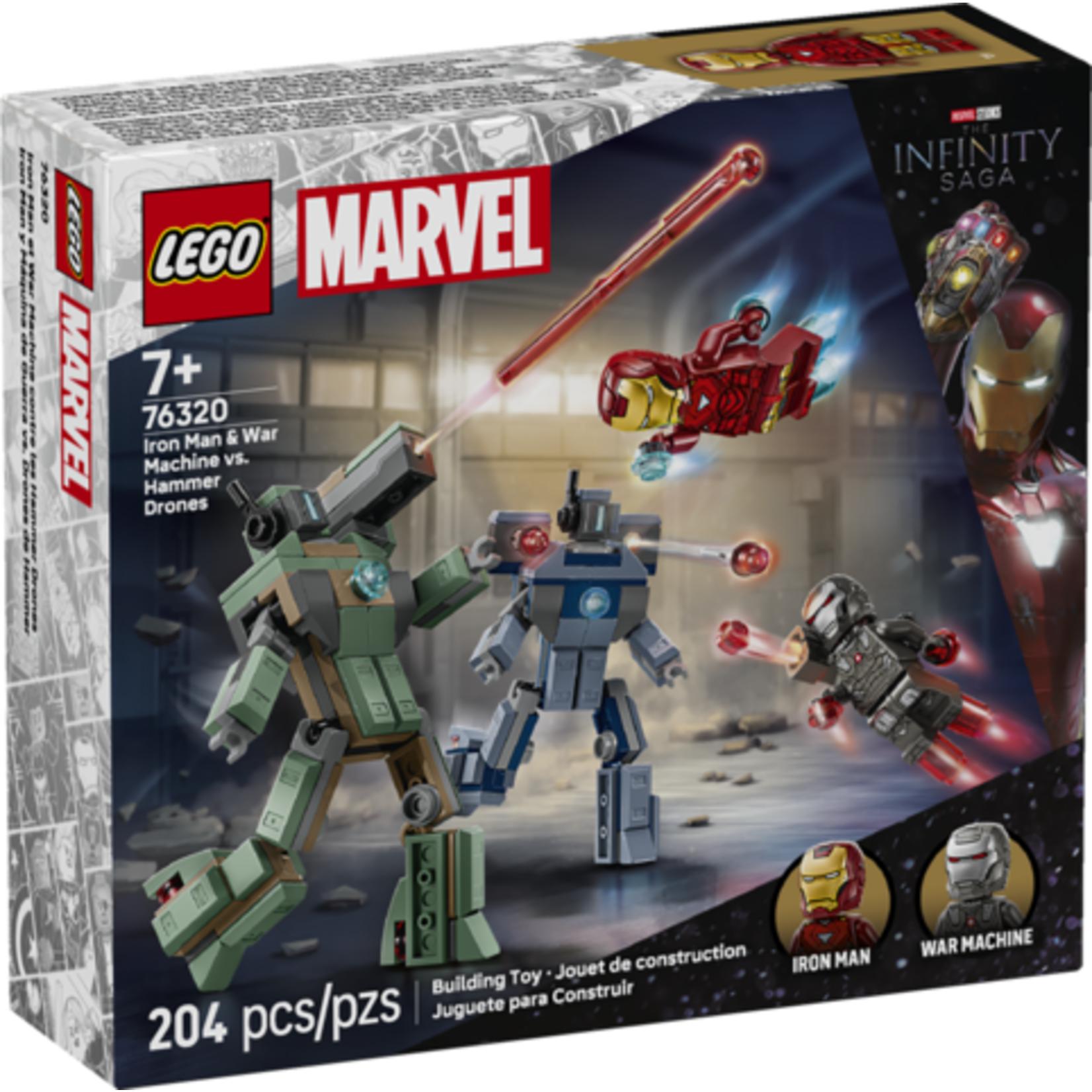 LEGO® Marvel 76320 - Iron Man & War Machine vs. Hammer Drones