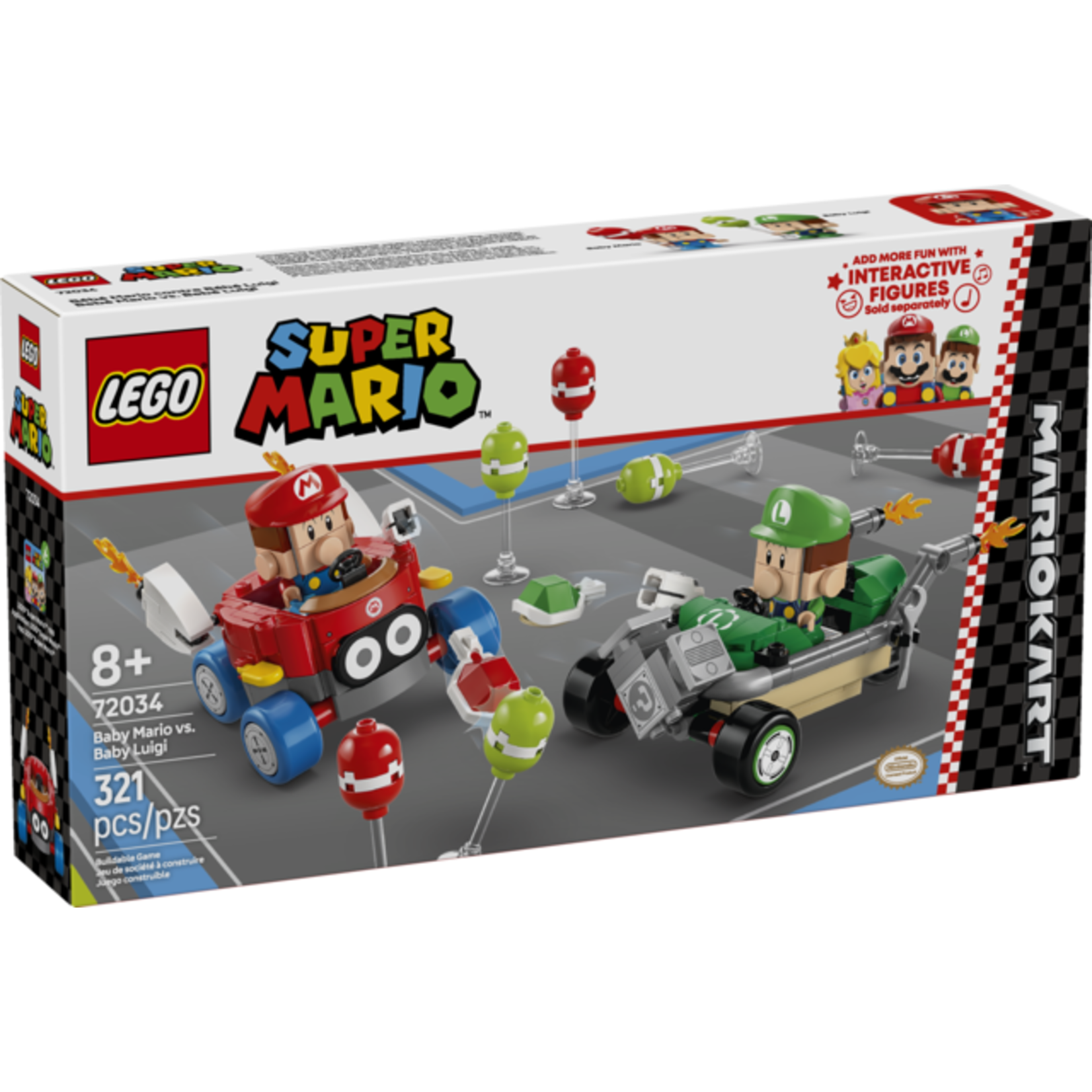 LEGO® Super Mario™ 72034 - Mario Kart – Baby Mario vs. Baby Luigi