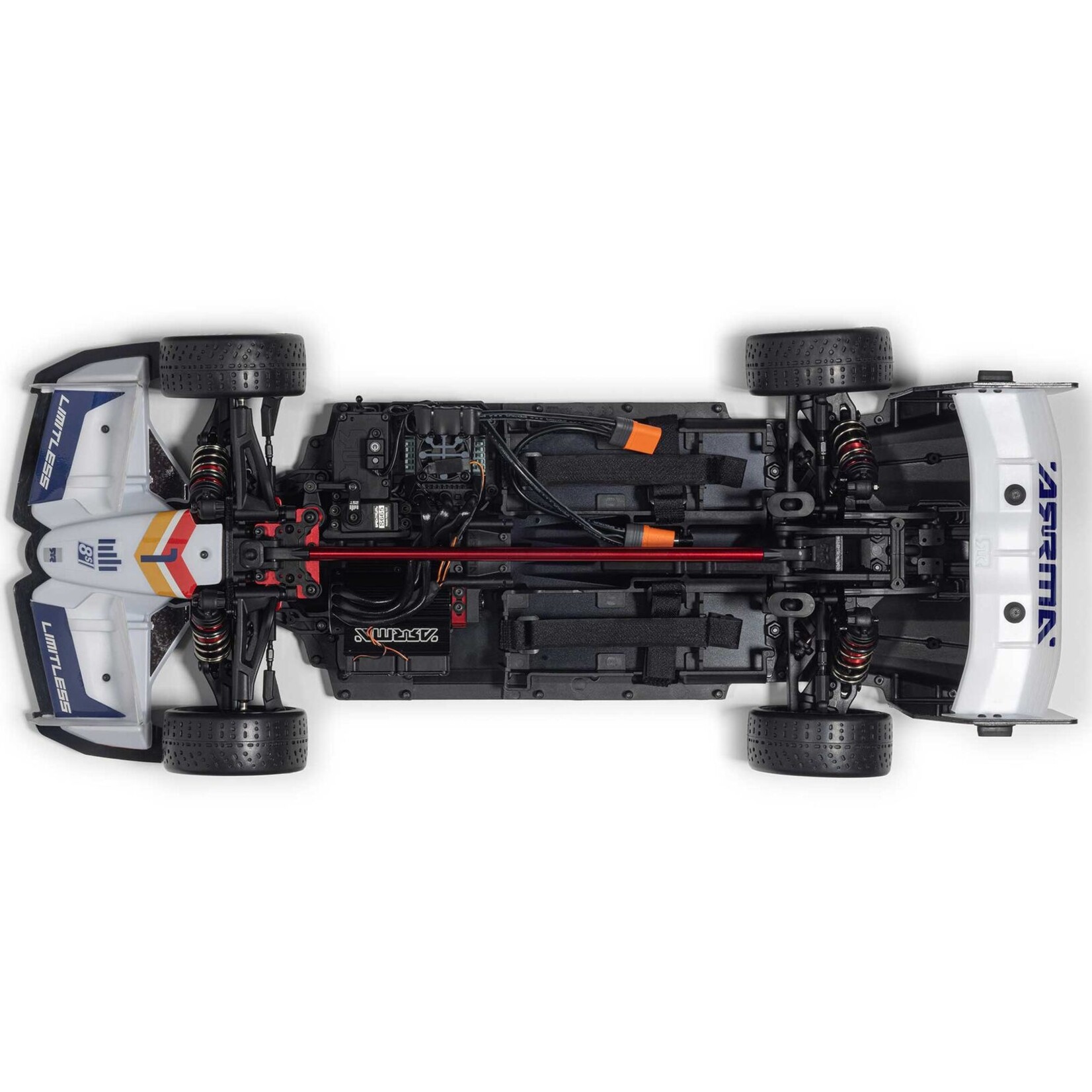 Arrma ARA7816T2 - 1/7 LIMITLESS 8S AVC 4X4 RTR Brushless Street Speed - White/Blue