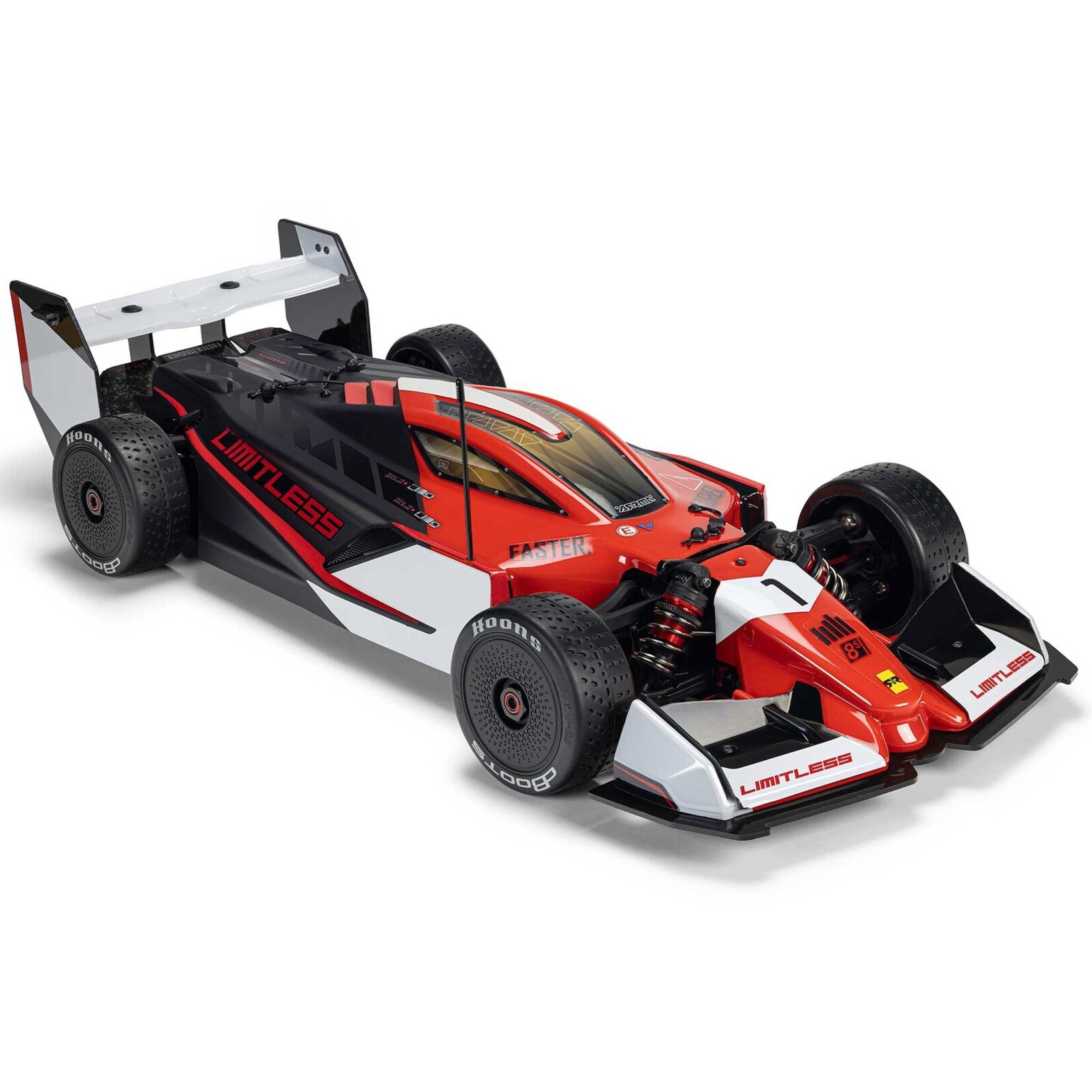 Arrma ARA7816T1 - 1/7 LIMITLESS 8S AVC 4X4 RTR Brushless Street Speed - Red Black