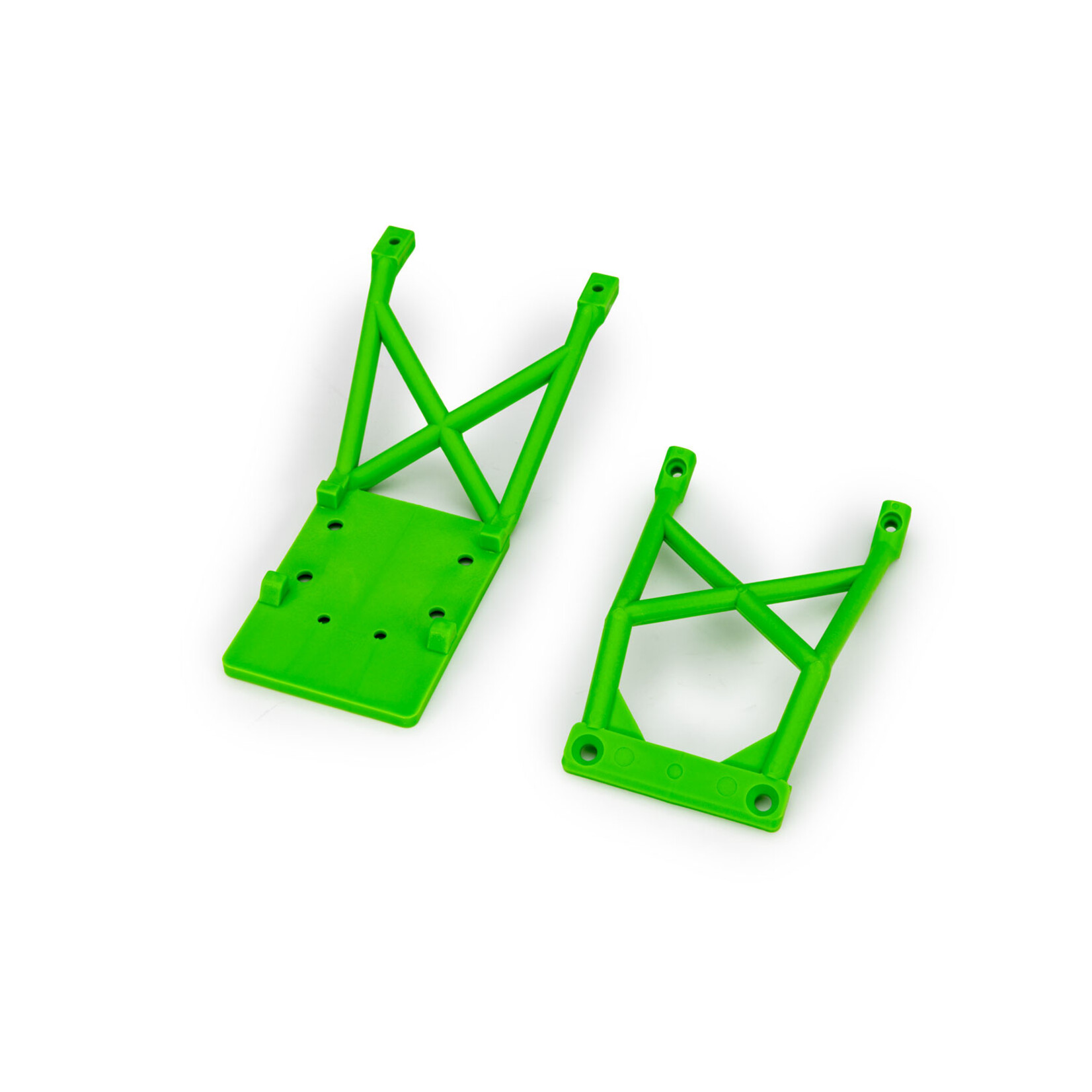 Traxxas 3623-GRN - Skid Plates, Front & Rear - Green