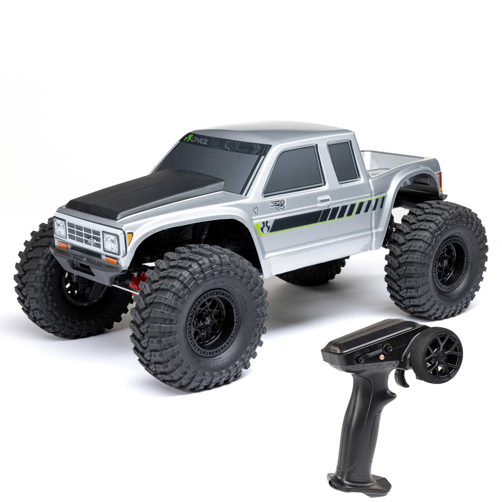 Axial AXI-2036T1 - 1/10 SCX10 III Coyote 4X4 RTR Brushed Rock Crawler - Silver