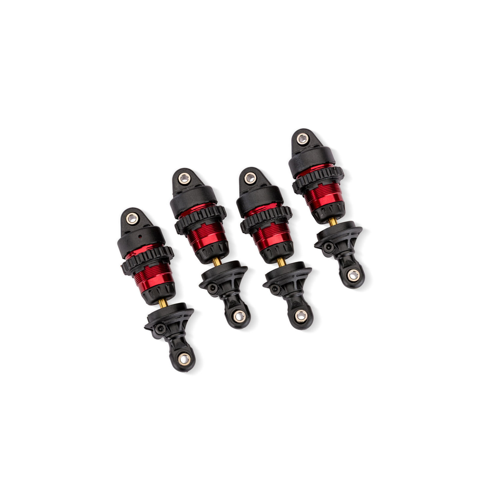 Traxxas 10865-RED - Aluminum Mini GTR Short Shocks (4) - Red