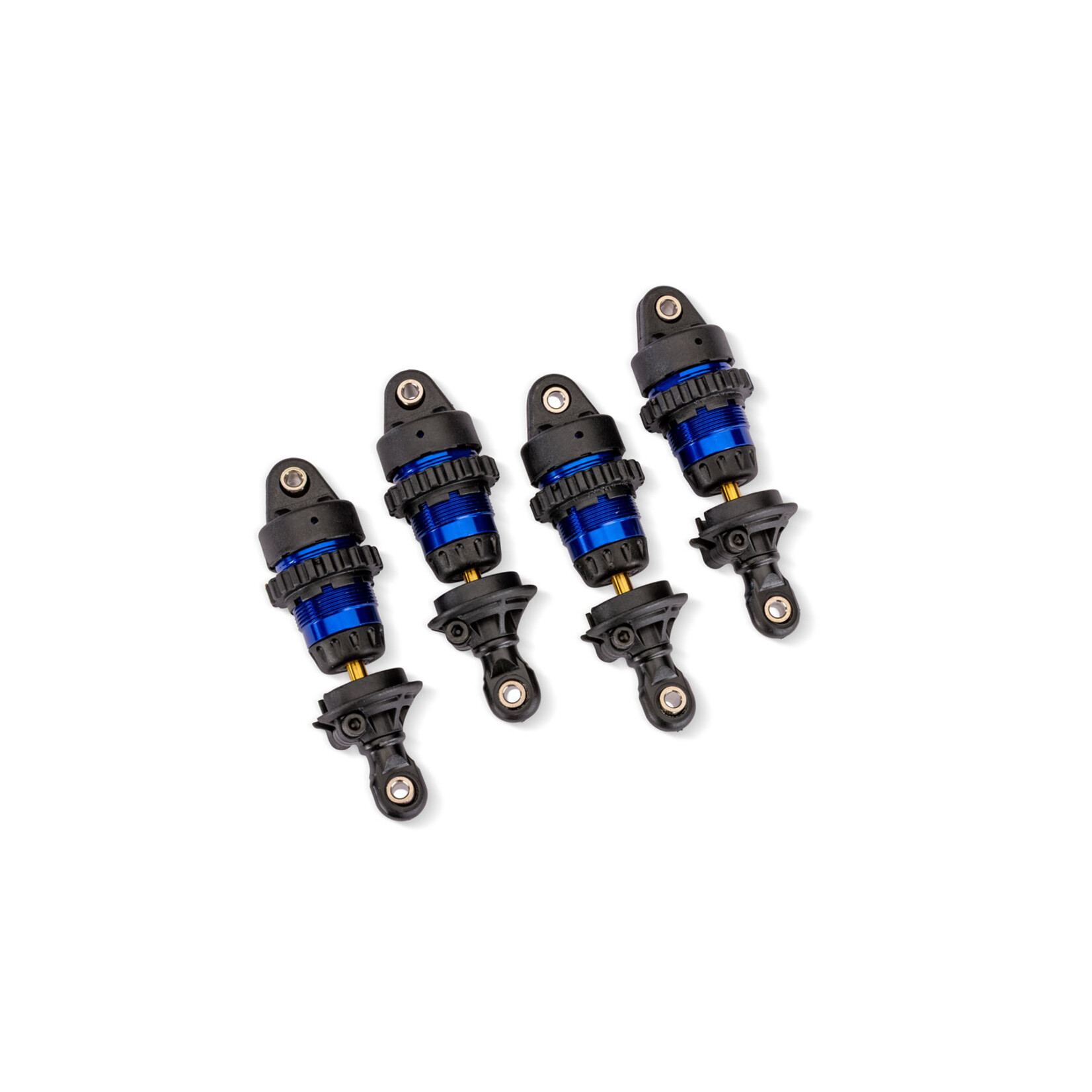 Traxxas 10865-BLUE - Aluminum Mini GTR Short Shocks (4) - Blue