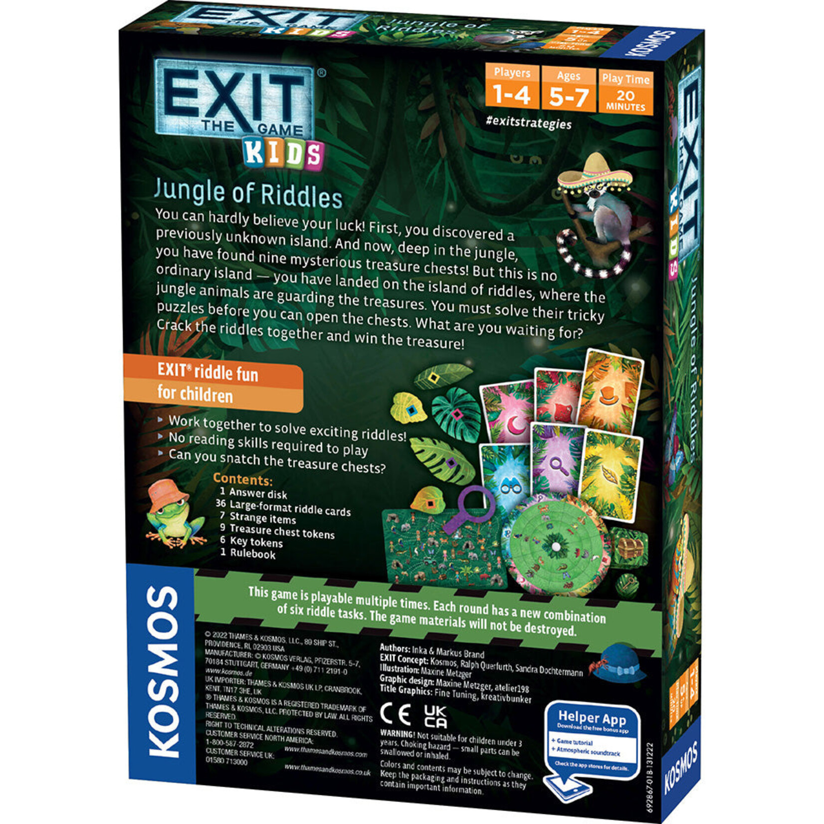 Thames & Kosmos EXIT: The Game - Kids - Jungle of Riddles