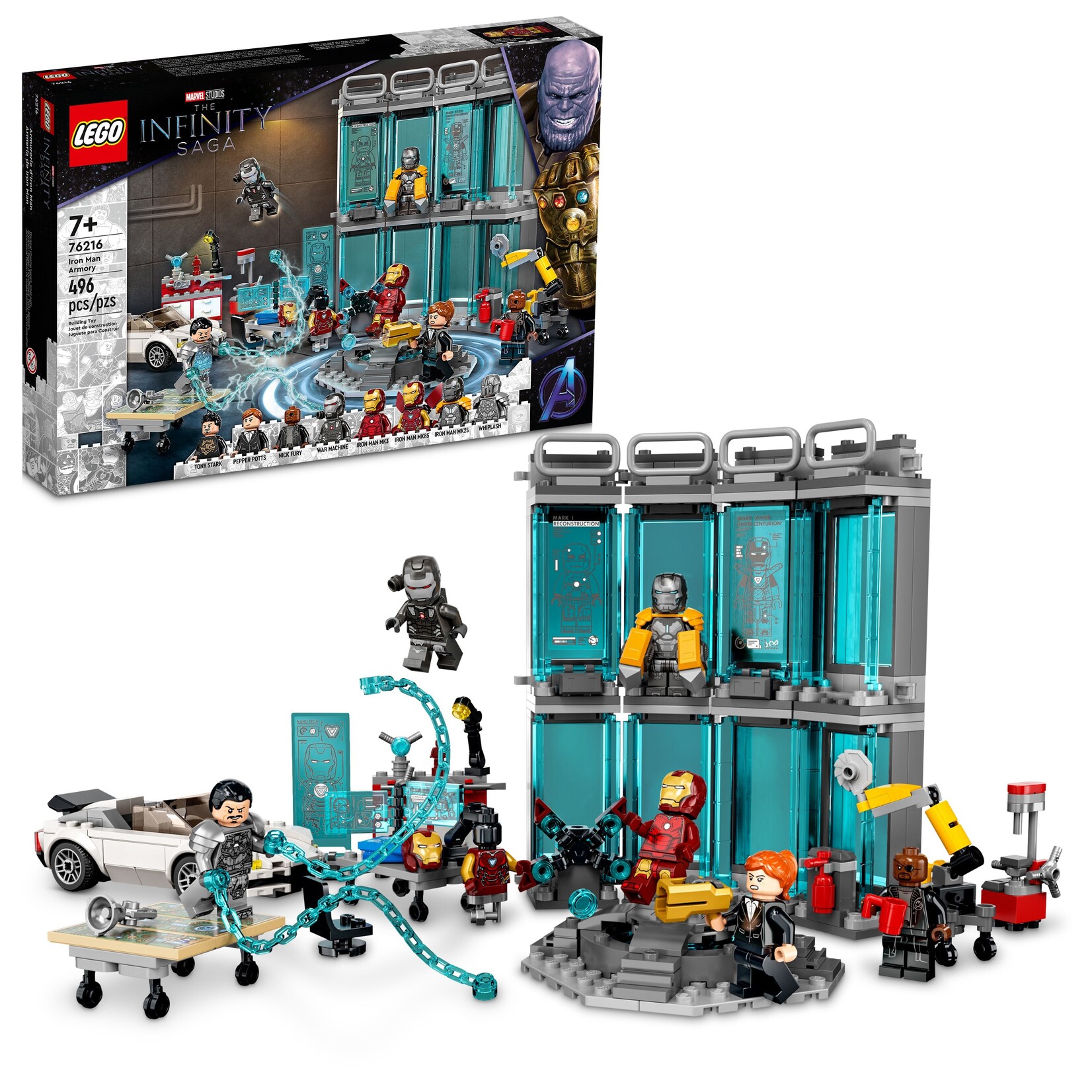 LEGO® Marvel 76216 - Iron Man Armory