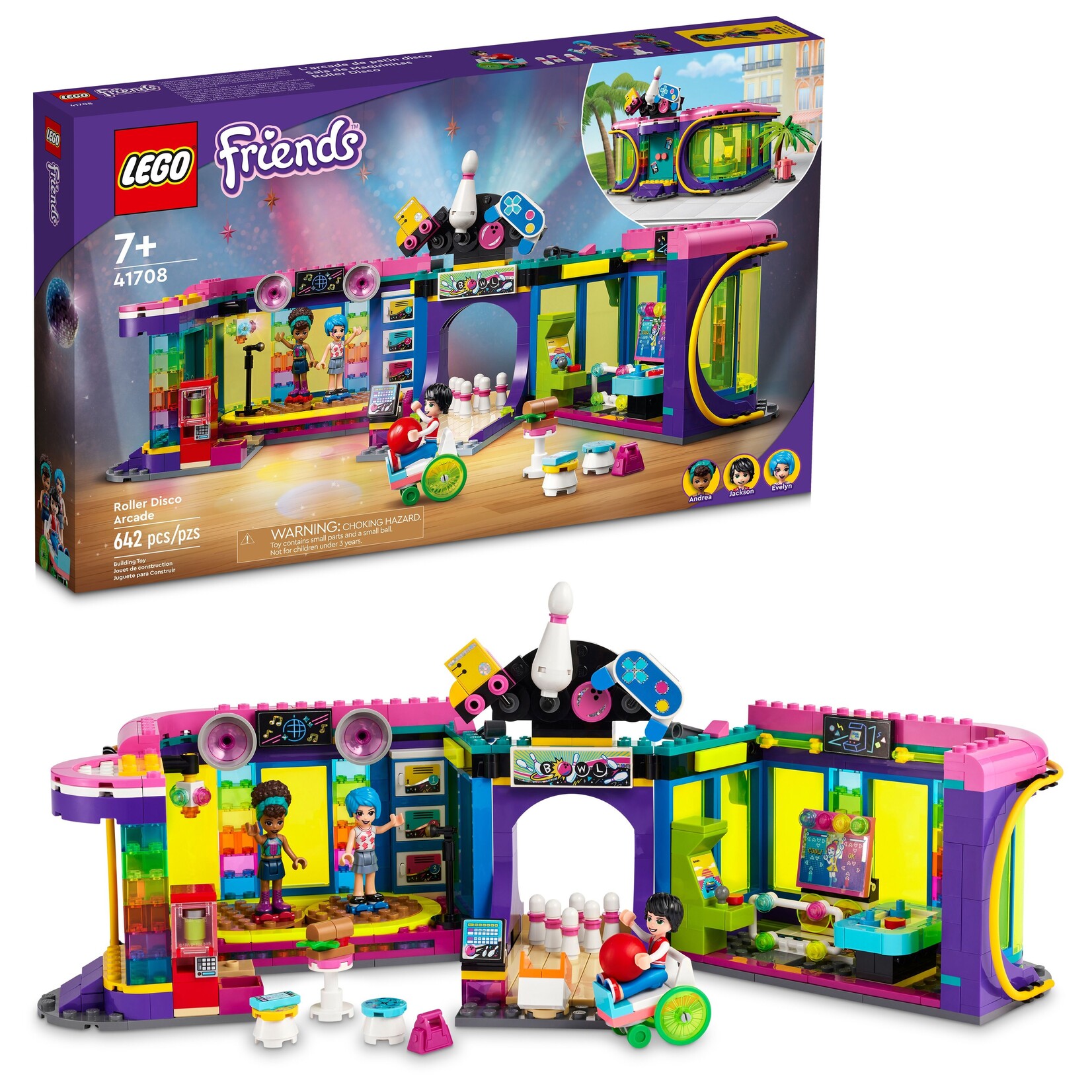 LEGO® Friends 41708 - Roller Disco Arcade