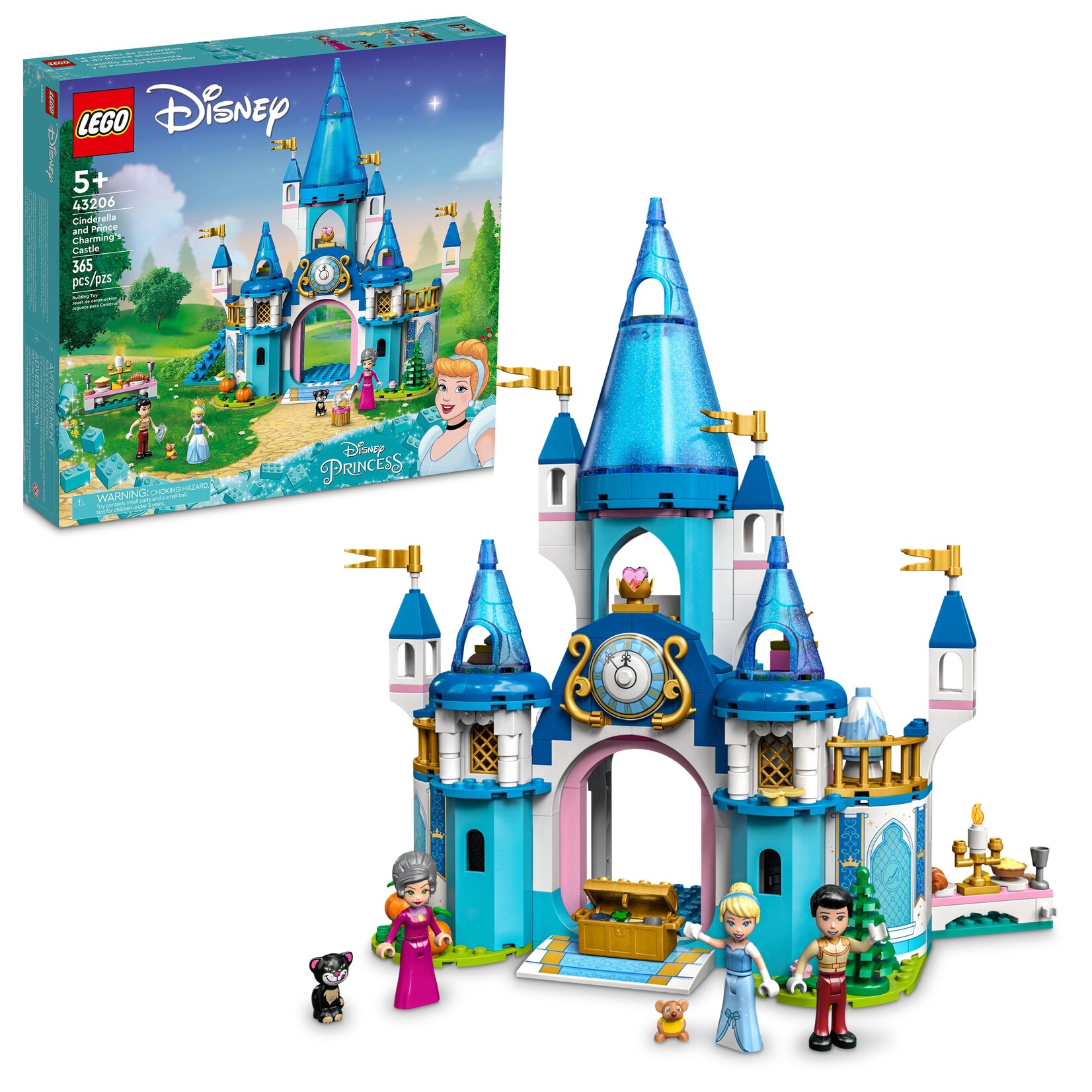 LEGO® Disney 43206 - Cinderella and Prince Charming's Castle