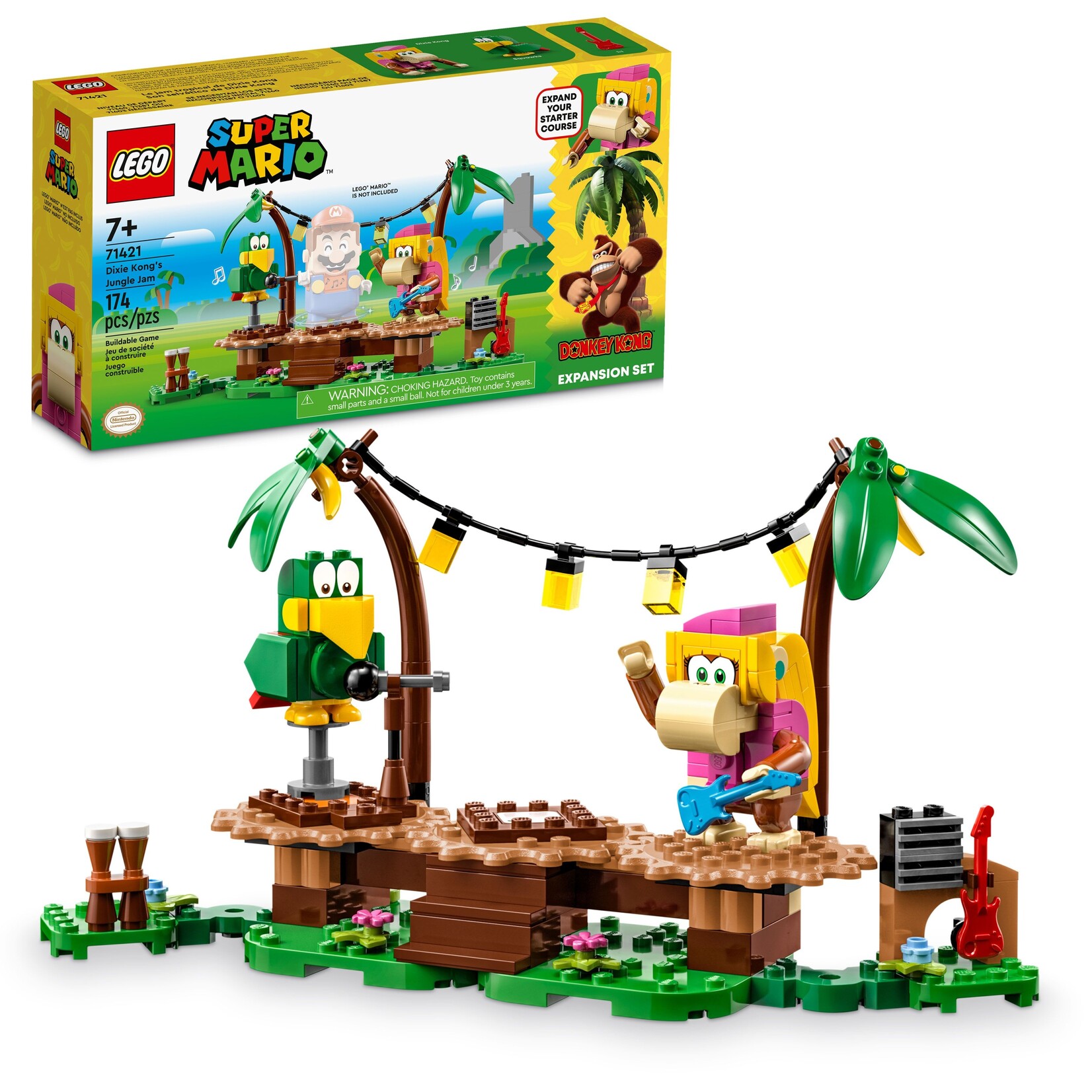 LEGO® Super Mario™ 71421 - Dixie Kong's Jungle Jam Expansion Set