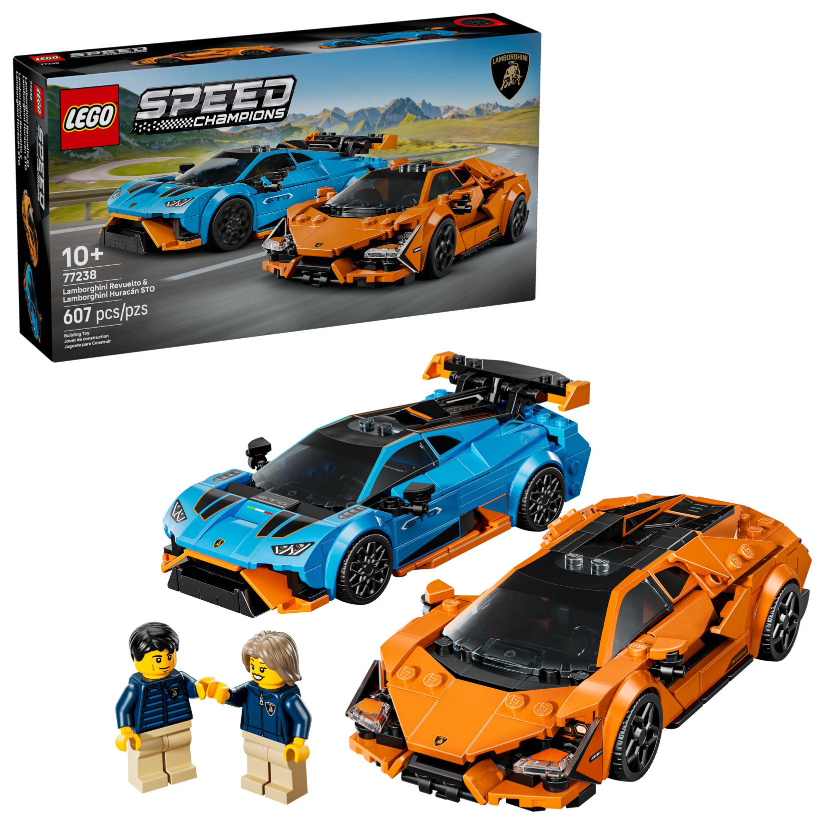 LEGO® Speed Champions 77238 - Lamborghini Revuelto & Huracán STO