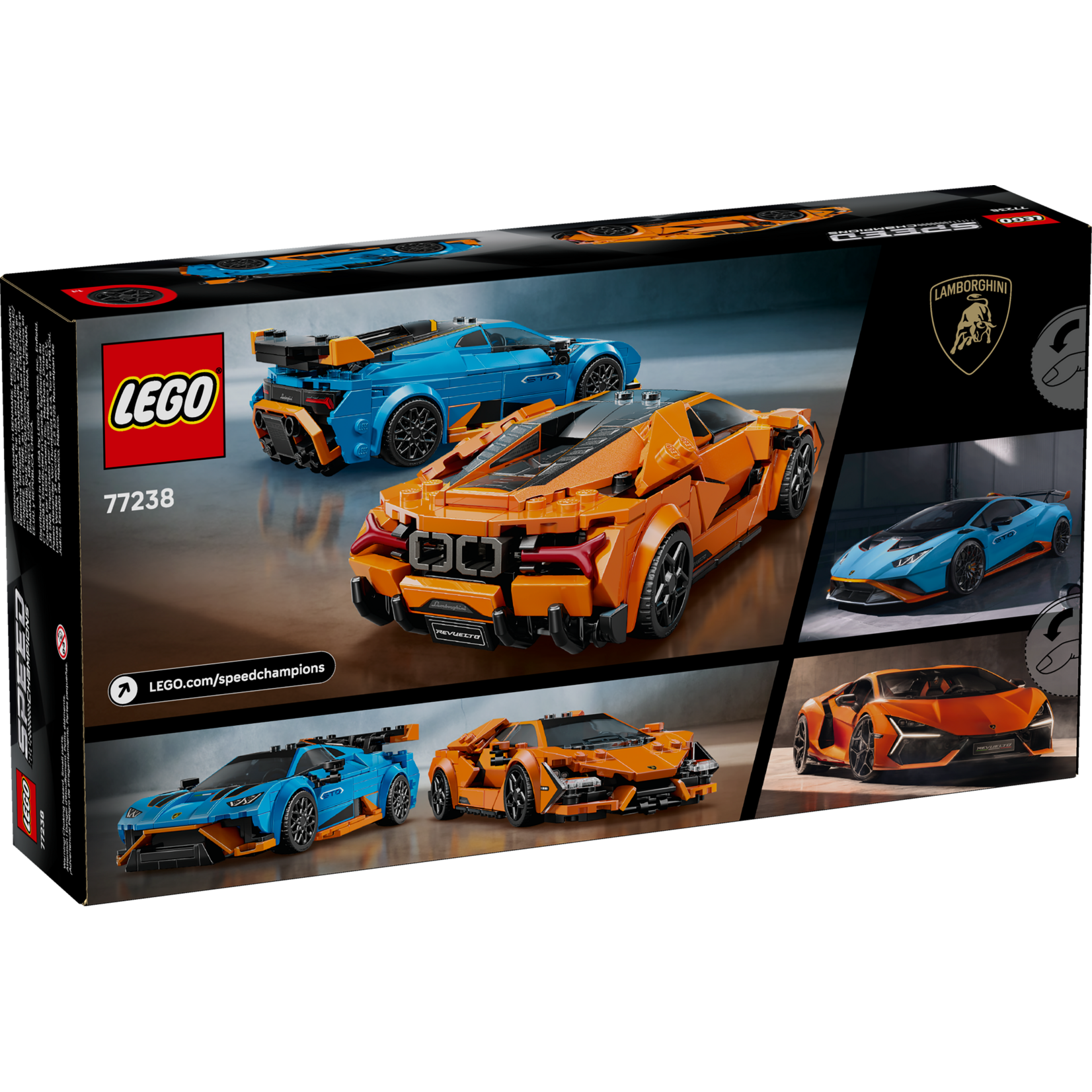 LEGO® Speed Champions 77238 - Lamborghini Revuelto & Huracán STO