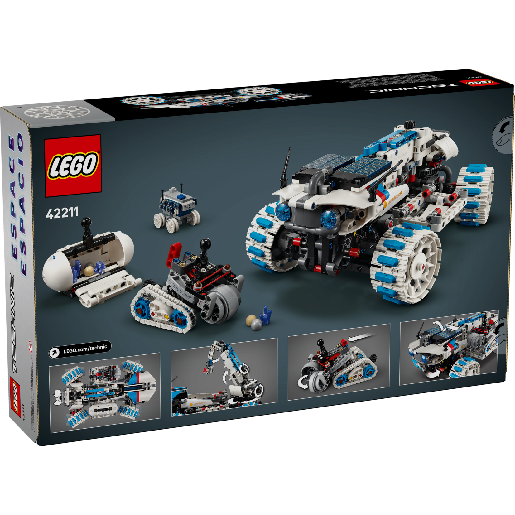 LEGO® Technic™ 42211 - Lunar Outpost® Moon Rover Space Vehicle