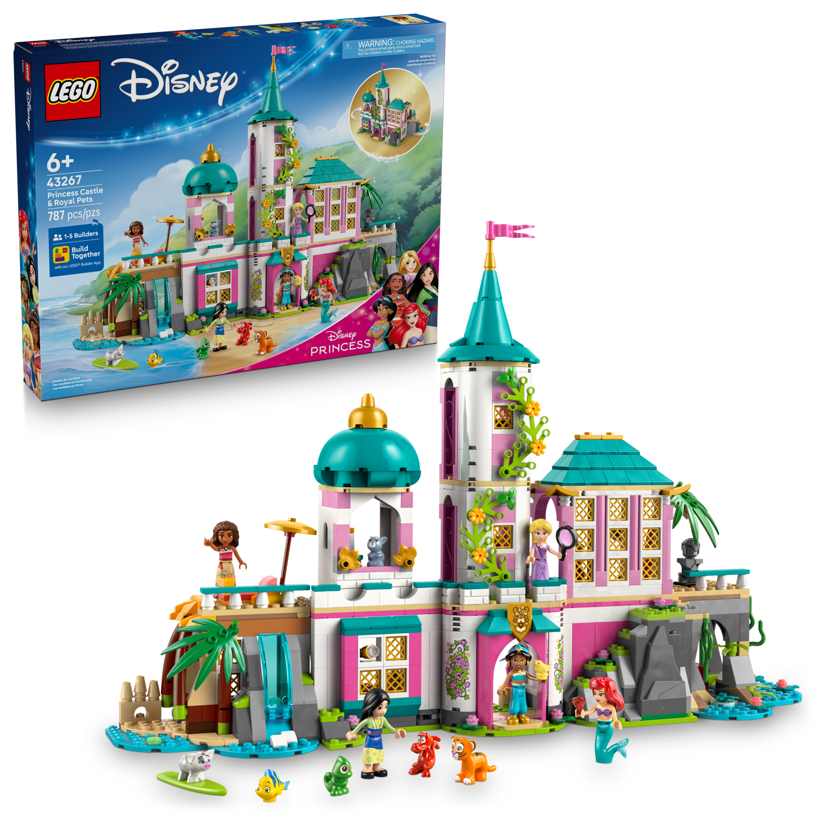 LEGO® Disney 43267 - Princess Castle & Royal Pets