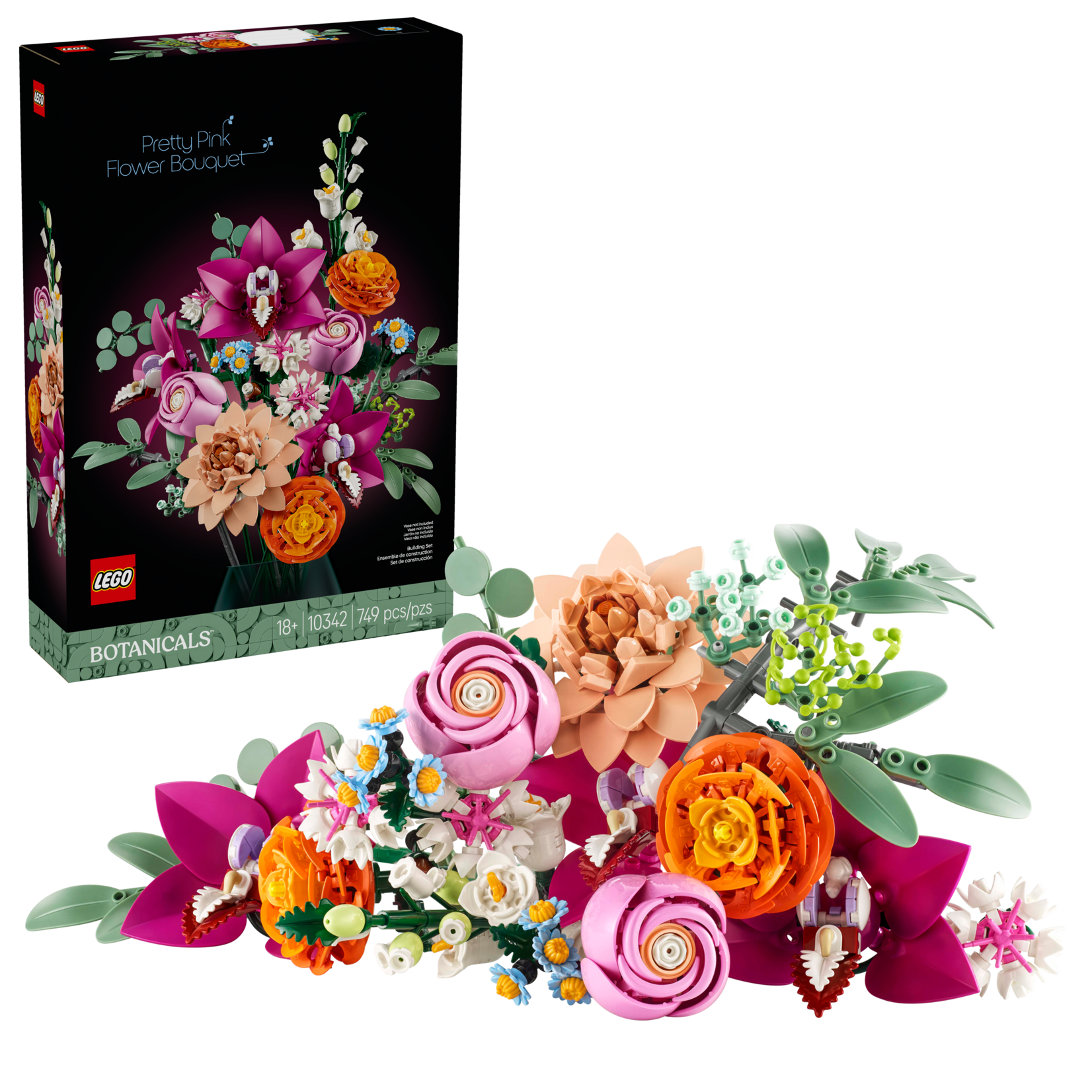 LEGO® Botanicals 10342 - Pretty Pink Flower Bouquet