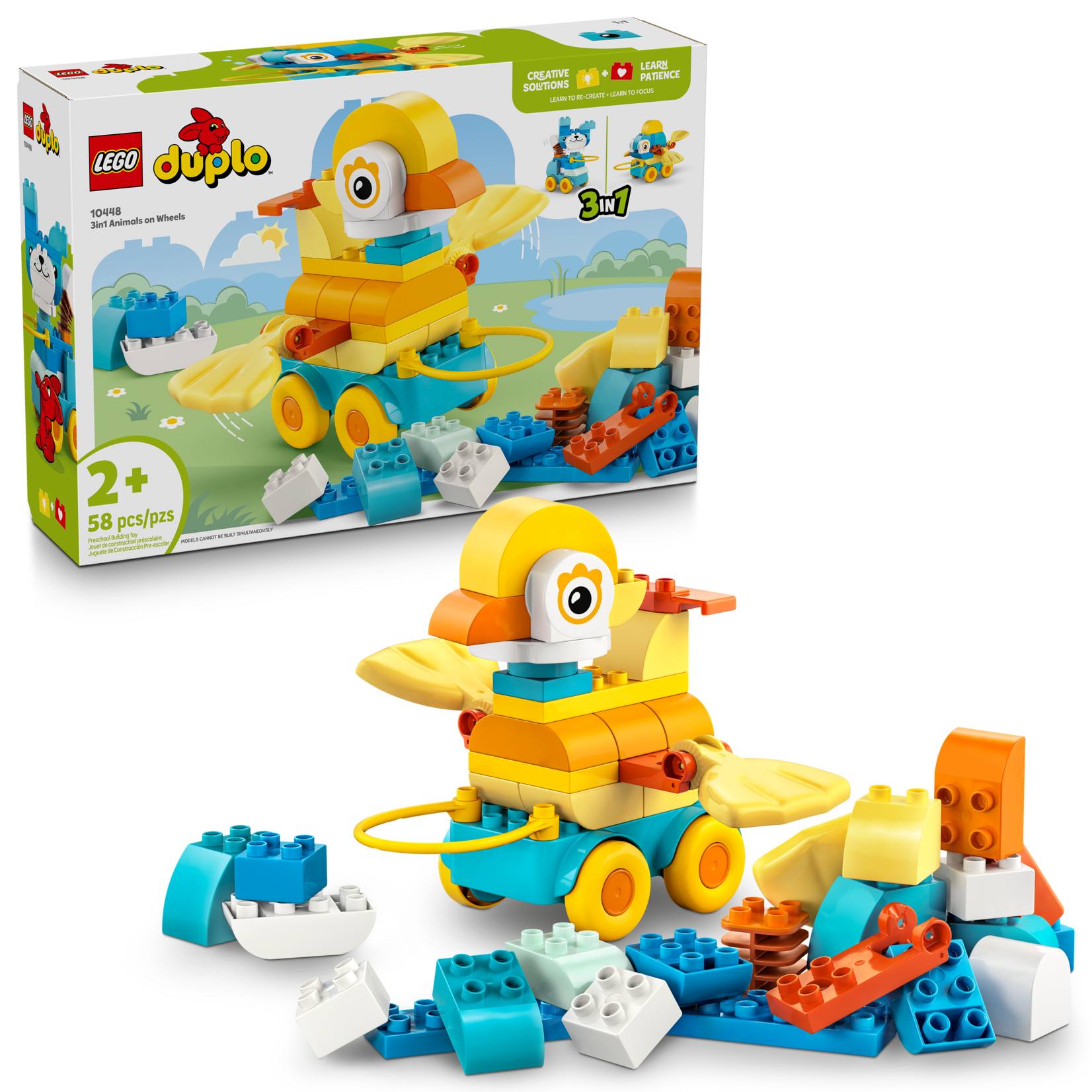 DUPLO® 10448 - 3in1 Animals on Wheels