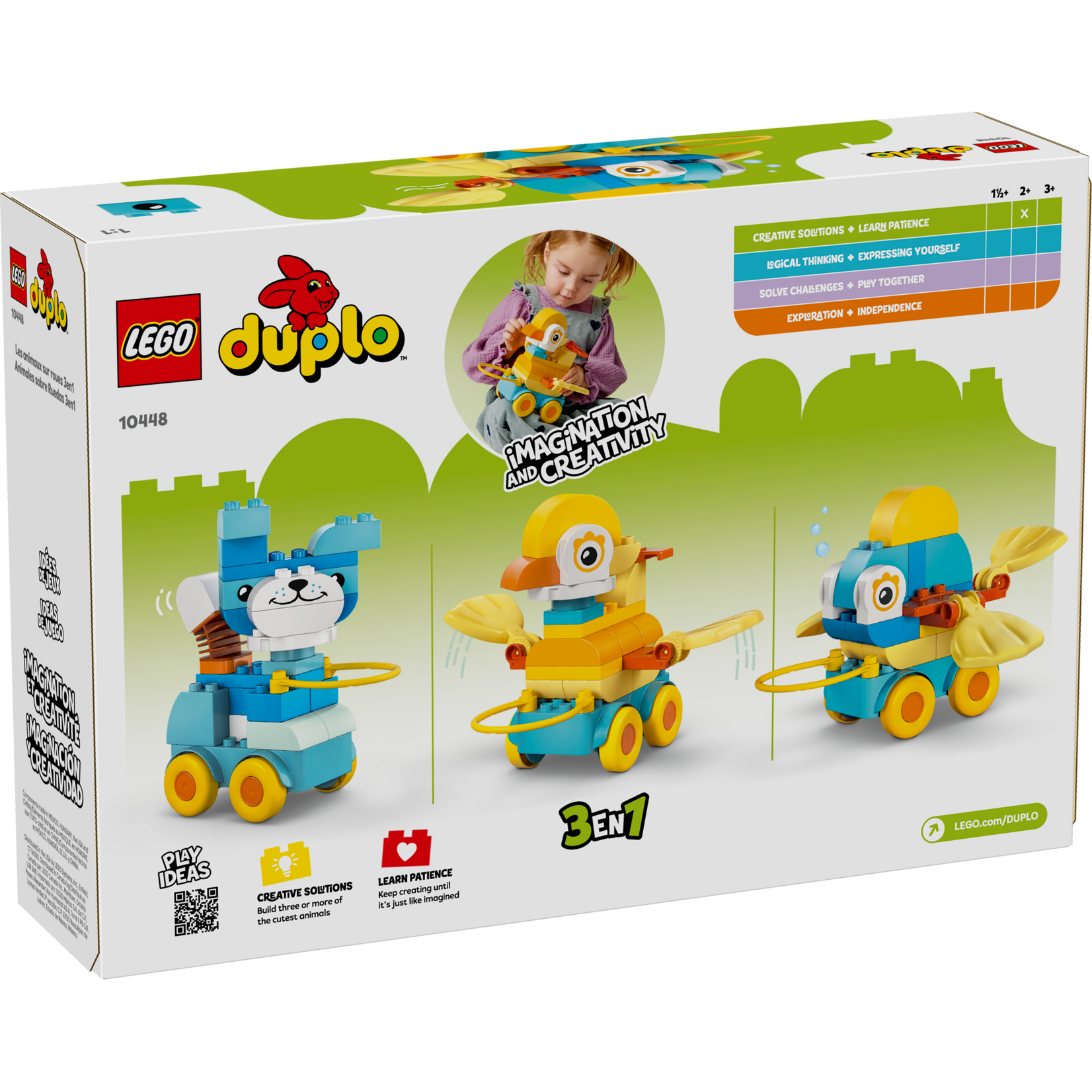 DUPLO® 10448 - 3in1 Animals on Wheels