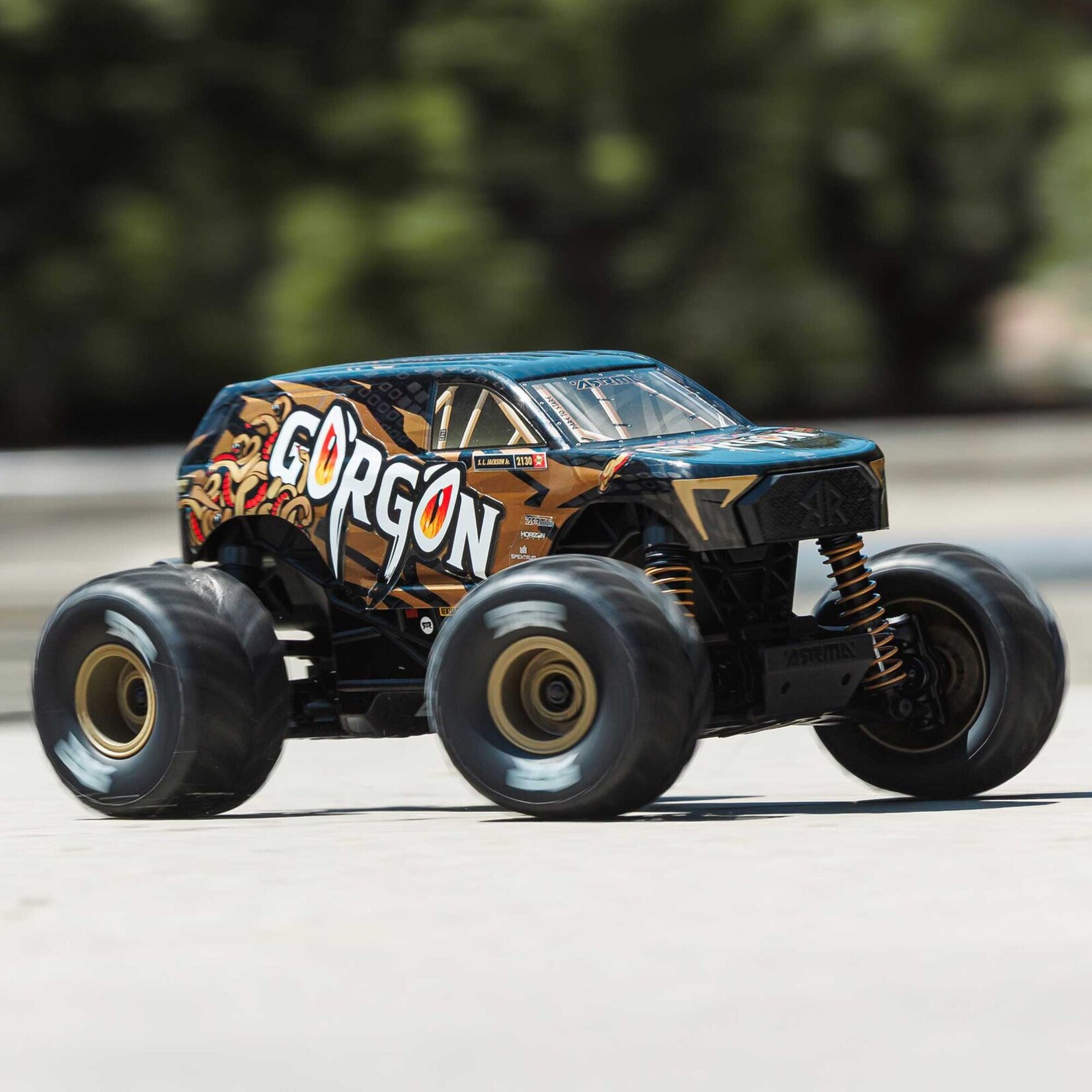 Arrma ARA2130T3 - 1/16 GORGON GROM 4X4 RTR Brushed Monster Truck - Bronze