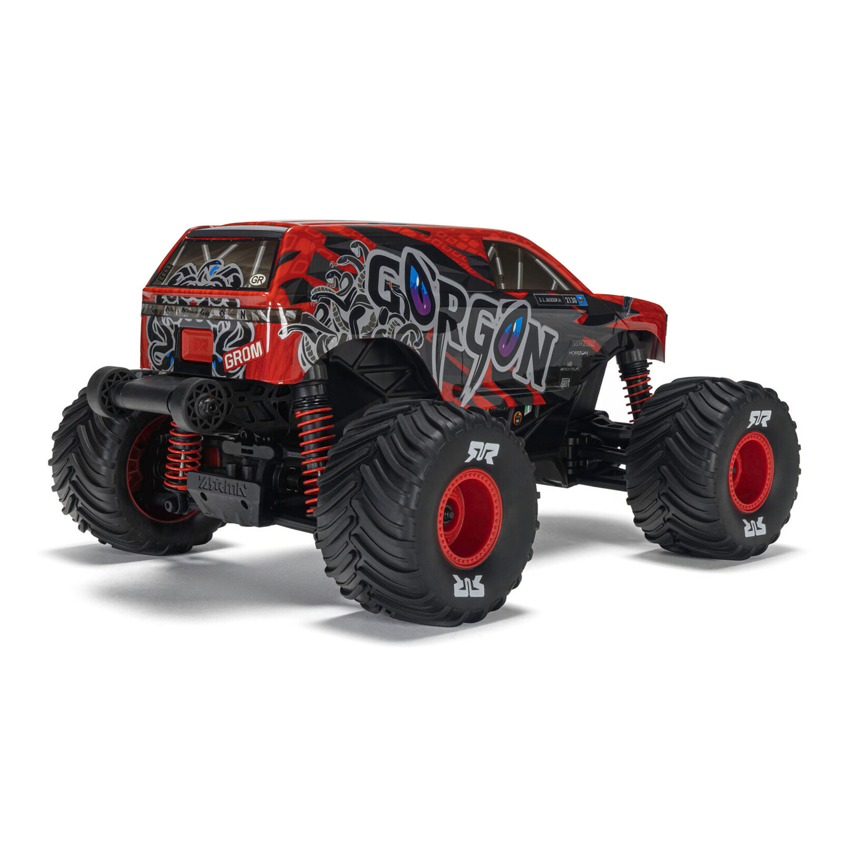 Arrma ARA2130T2 - 1/16 GORGON GROM 4X4 RTR Brushed Monster Truck - Red