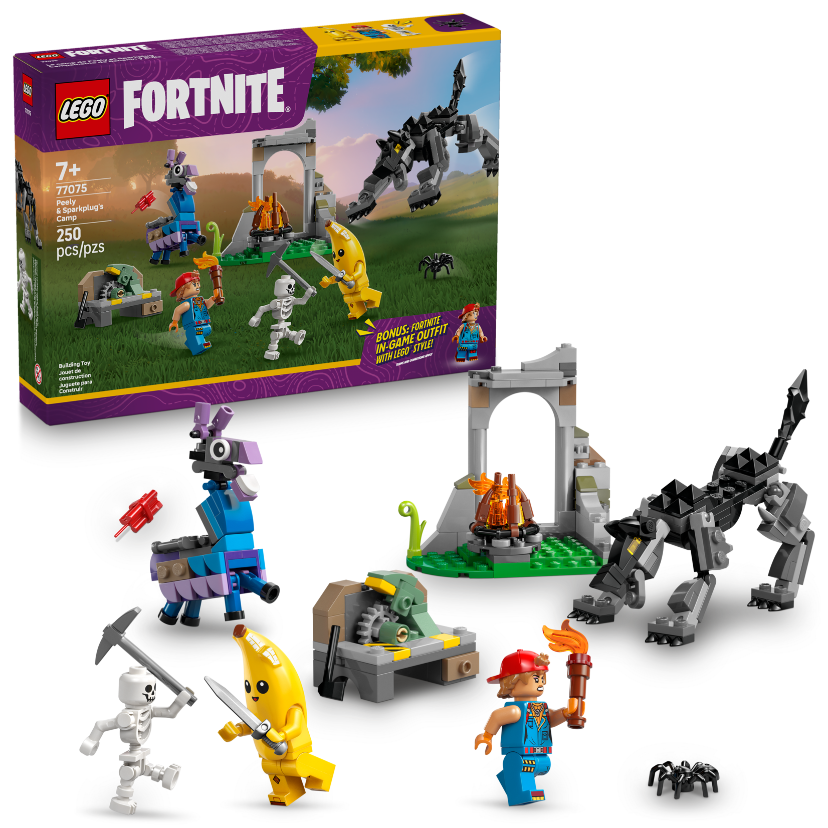 LEGO® Fortnite® 77075 - Peely & Sparkplug's Camp