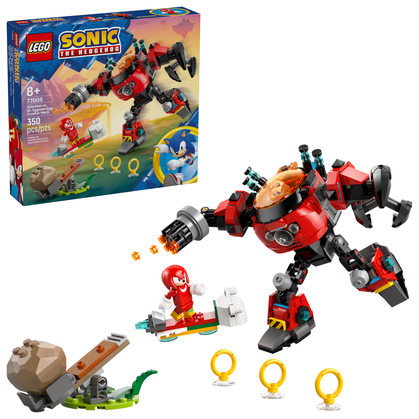 LEGO® Sonic 77005 - Knuckles vs. Dr. Eggman Egg Crusher Mech