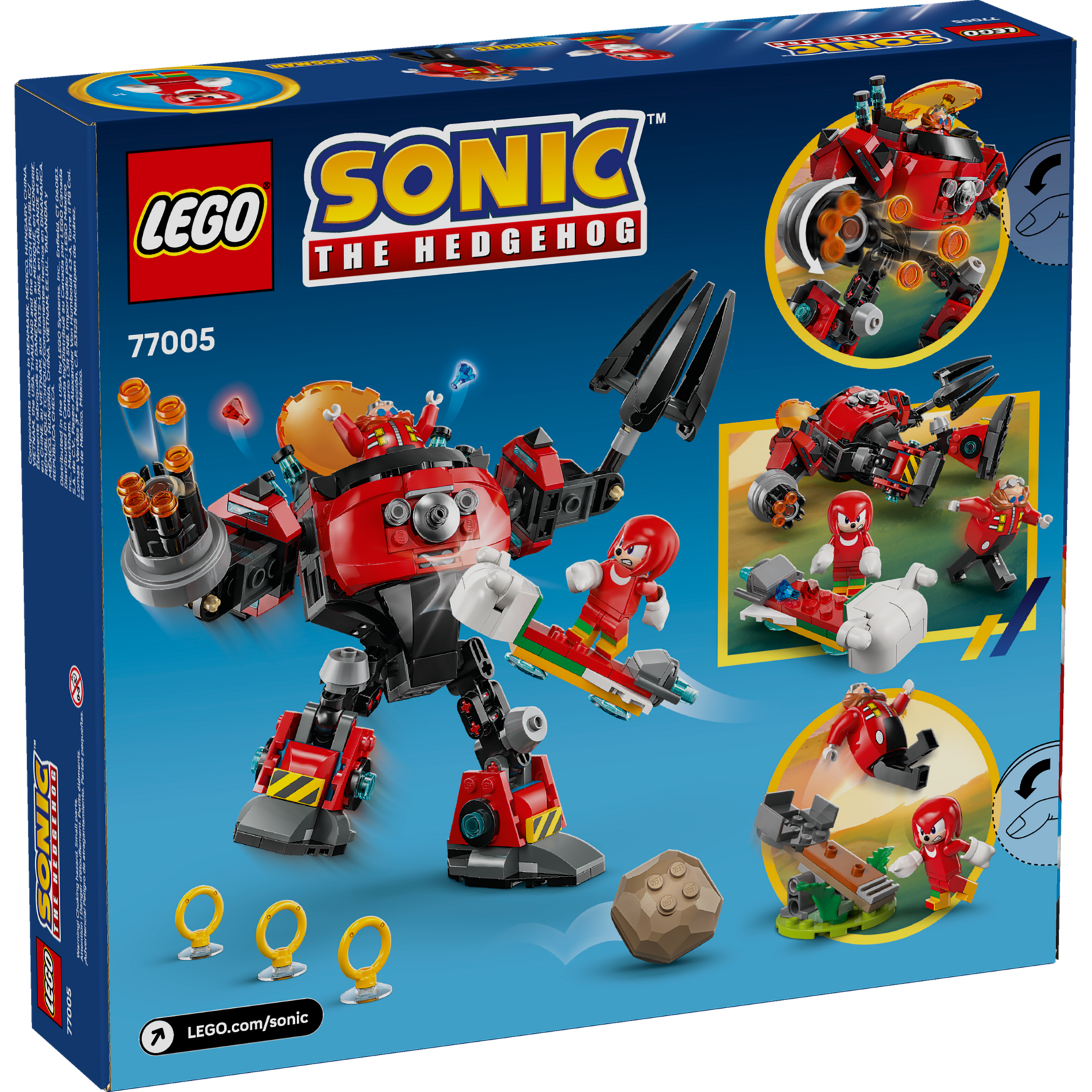 LEGO® Sonic 77005 - Knuckles vs. Dr. Eggman Egg Crusher Mech