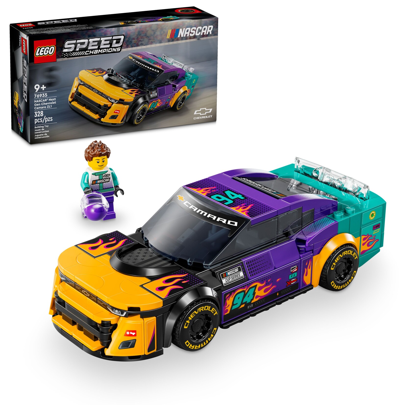 LEGO® Speed Champions 76935 - NASCAR Next Gen Chevrolet Camaro ZL1