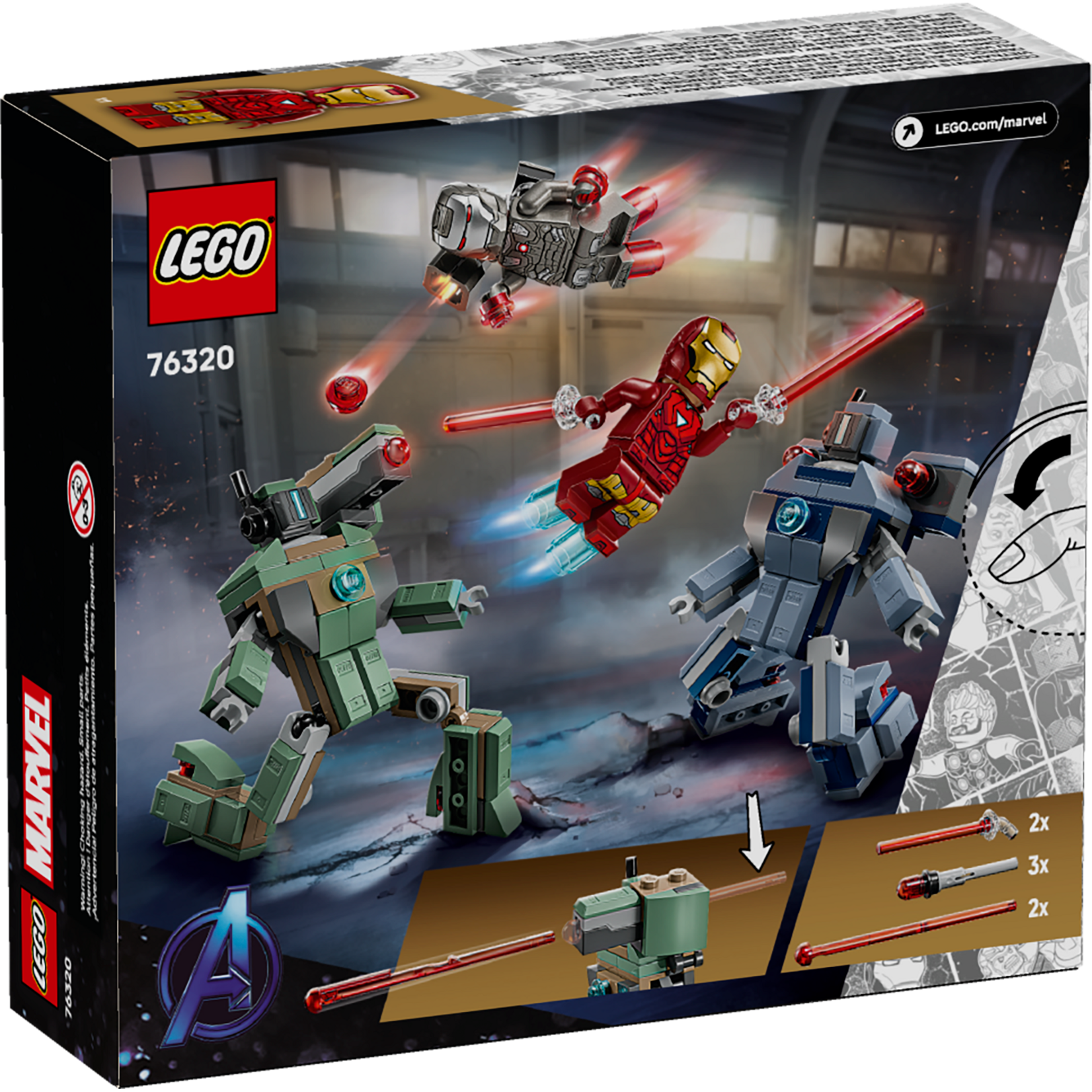 LEGO® Marvel 76320 - Iron Man & War Machine vs. Hammer Drones