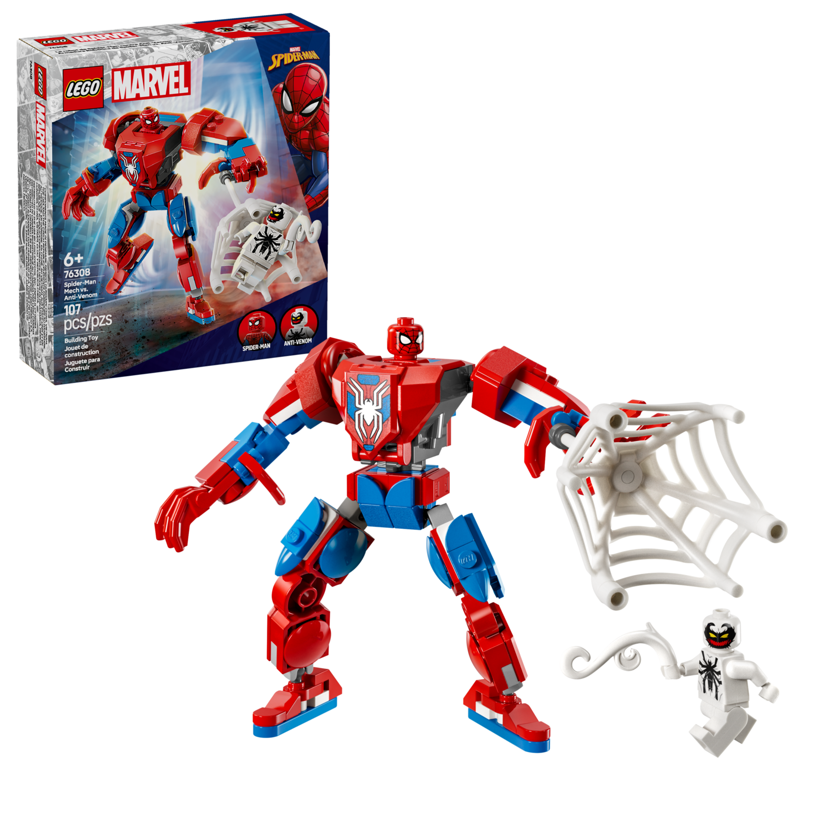 LEGO® Marvel 76308 - Spider-Man Mech vs. Anti-Venom