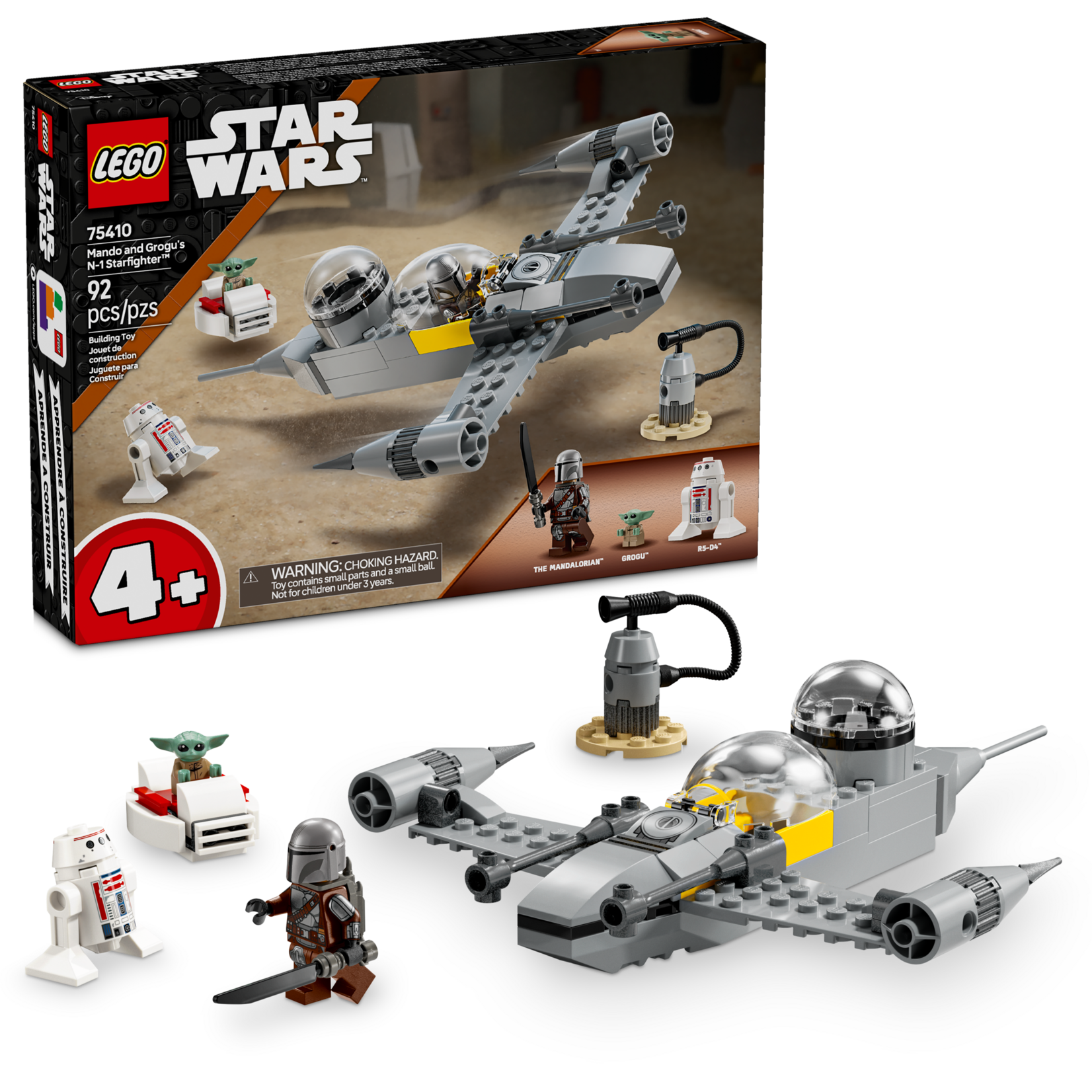 LEGO® Star Wars™ 75410 - Mando and Grogu's N-1 Starfighter