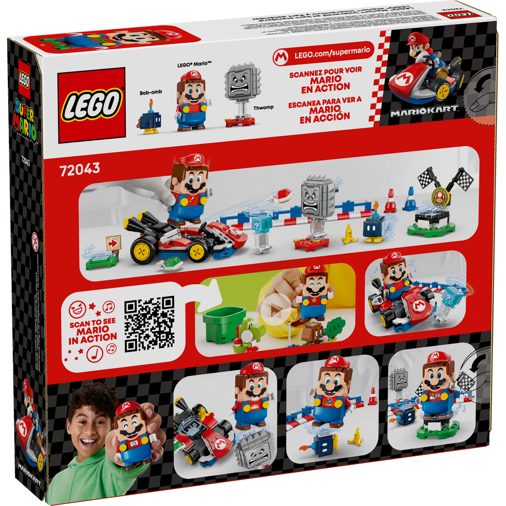 LEGO® Super Mario™ 72043 - Mario Kart™ – Interactive LEGO® Mario™ & Standard Kart