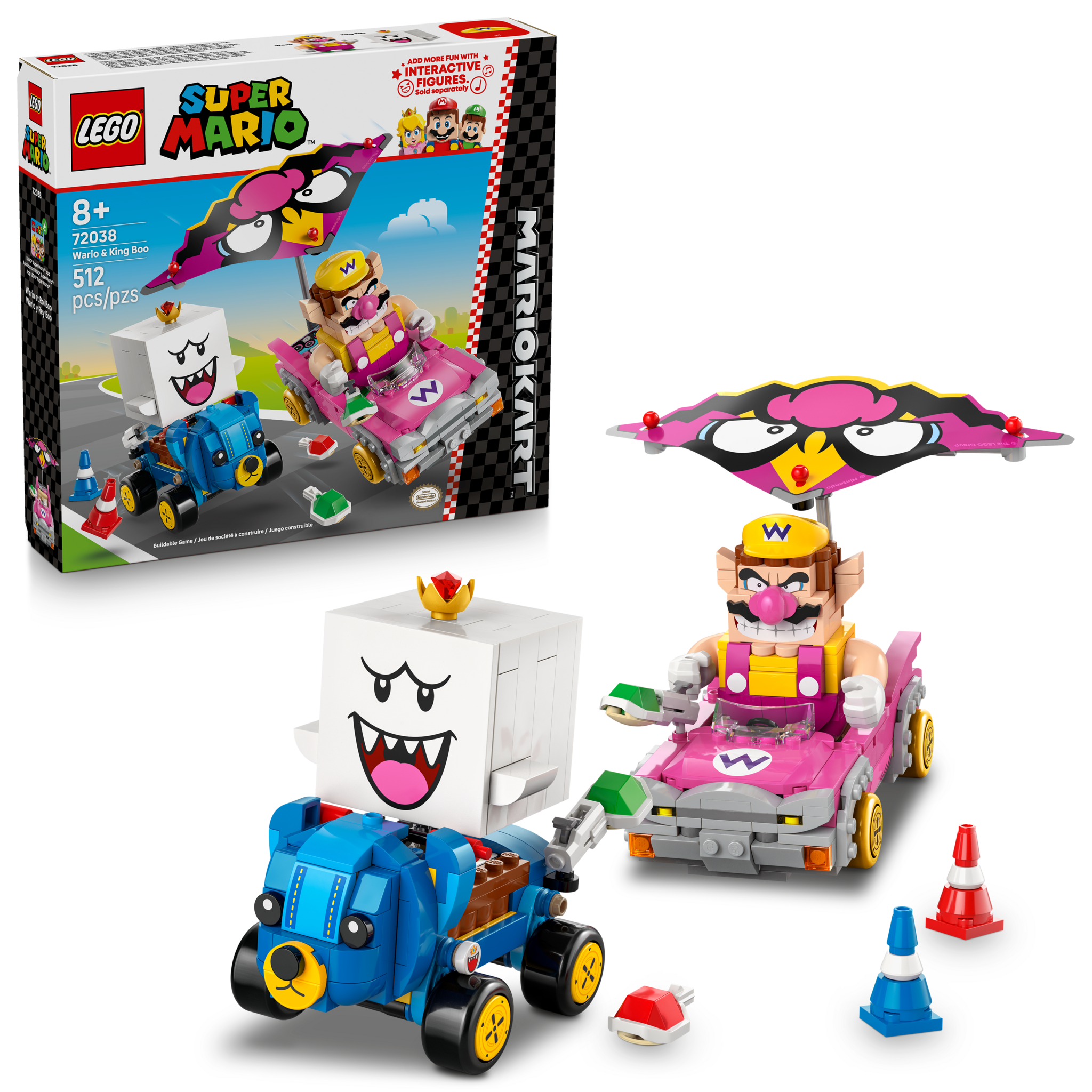 LEGO Super Mario™ 72038 - Mario Kart™ – Wario & King Boo - Hub Hobby