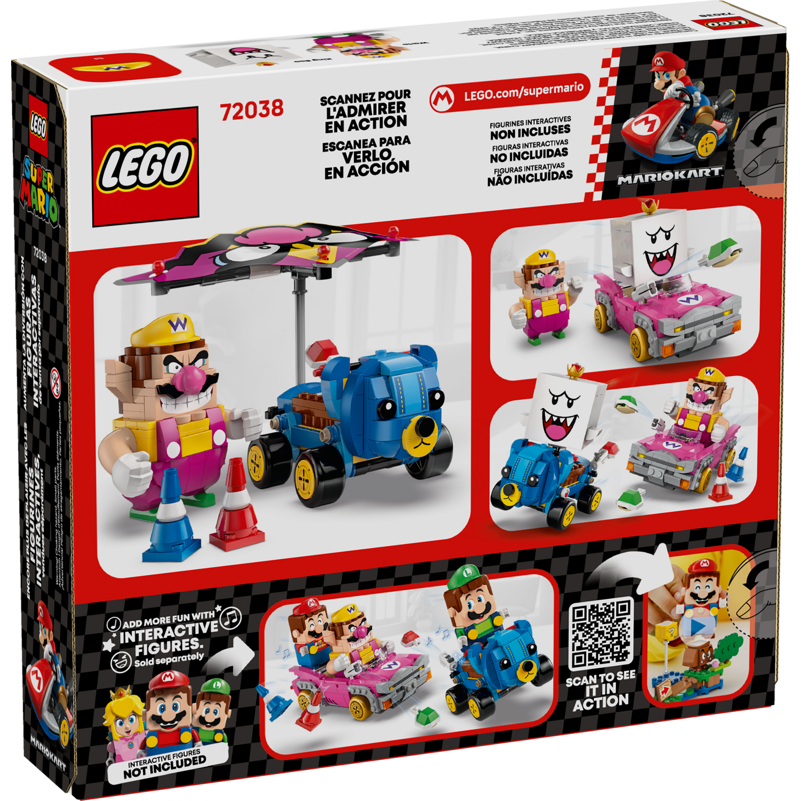 LEGO® Super Mario™ 72038 - Mario Kart™ – Wario & King Boo