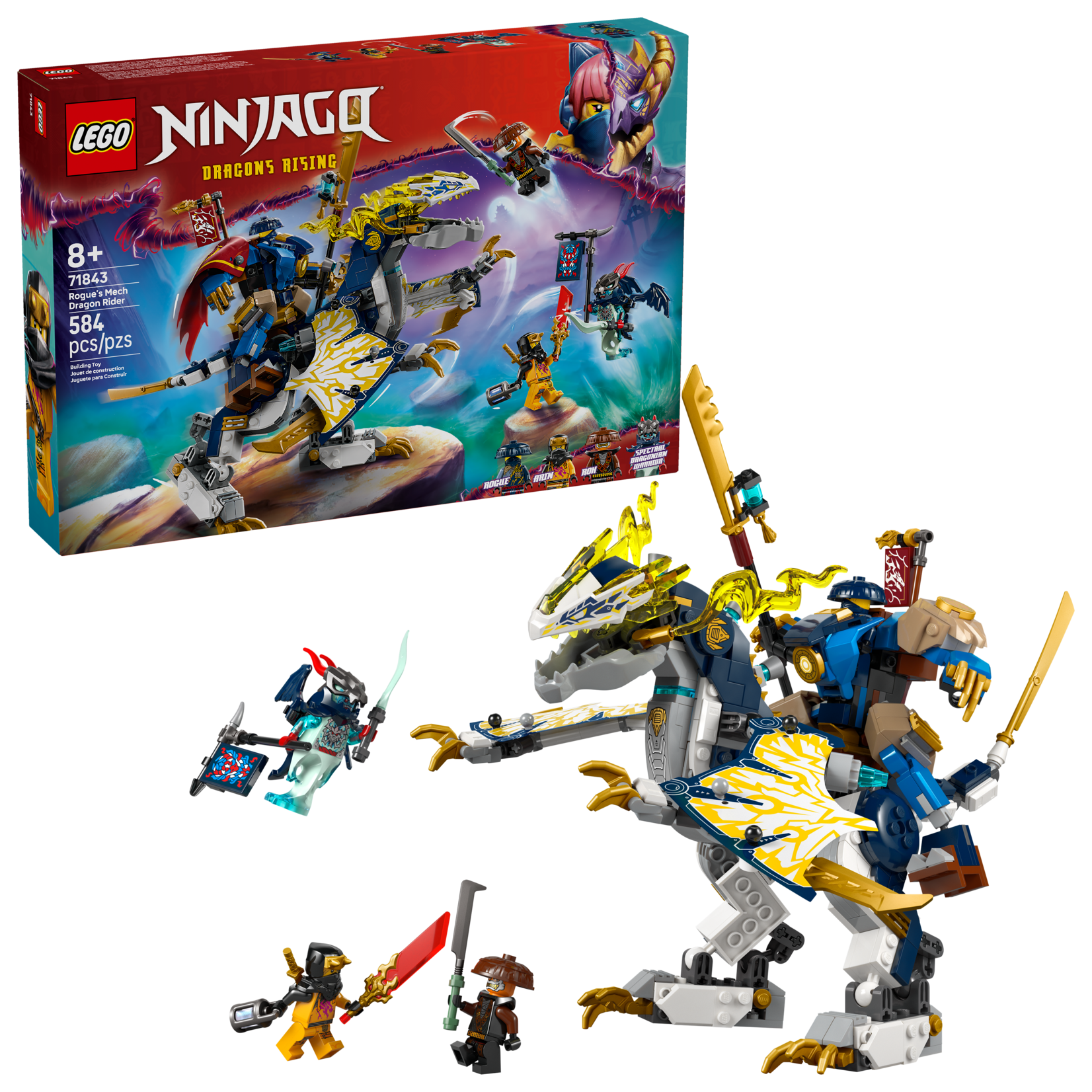 LEGO® NINJAGO® 71843 - Rogue's Mech Dragon Rider